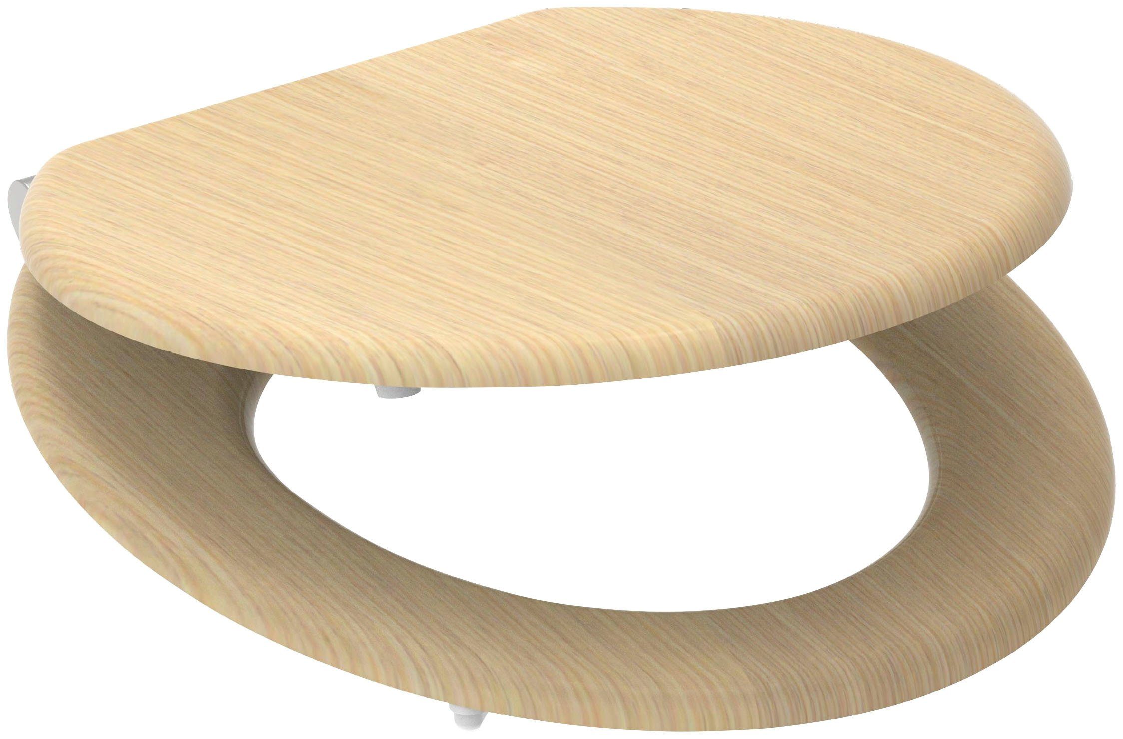 Schütte WC-Sitz NATURAL WOOD, Toilettendeckel, mit günstig online kaufen
