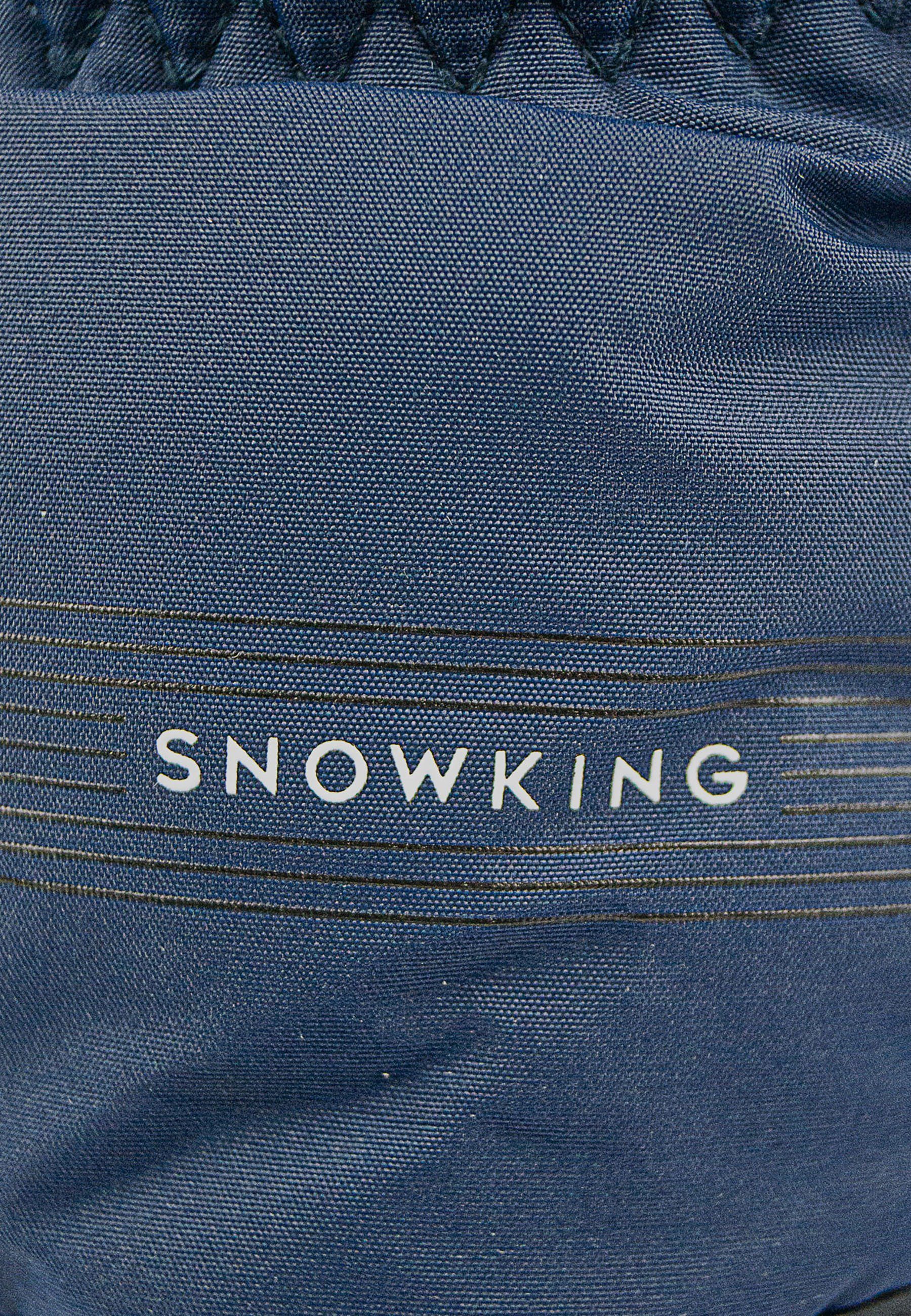 Reusch Skihandschuhe Snow King aus blau-schwarz Material atmungsaktivem