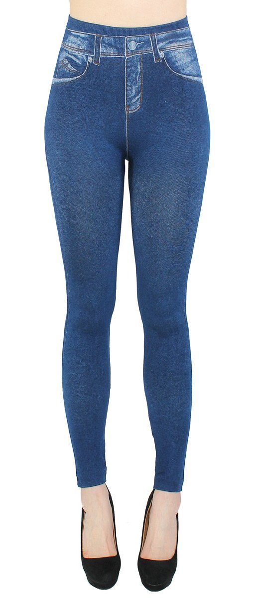 dy_mode Jeggings Damen Leggings in Jeans günstig online kaufen