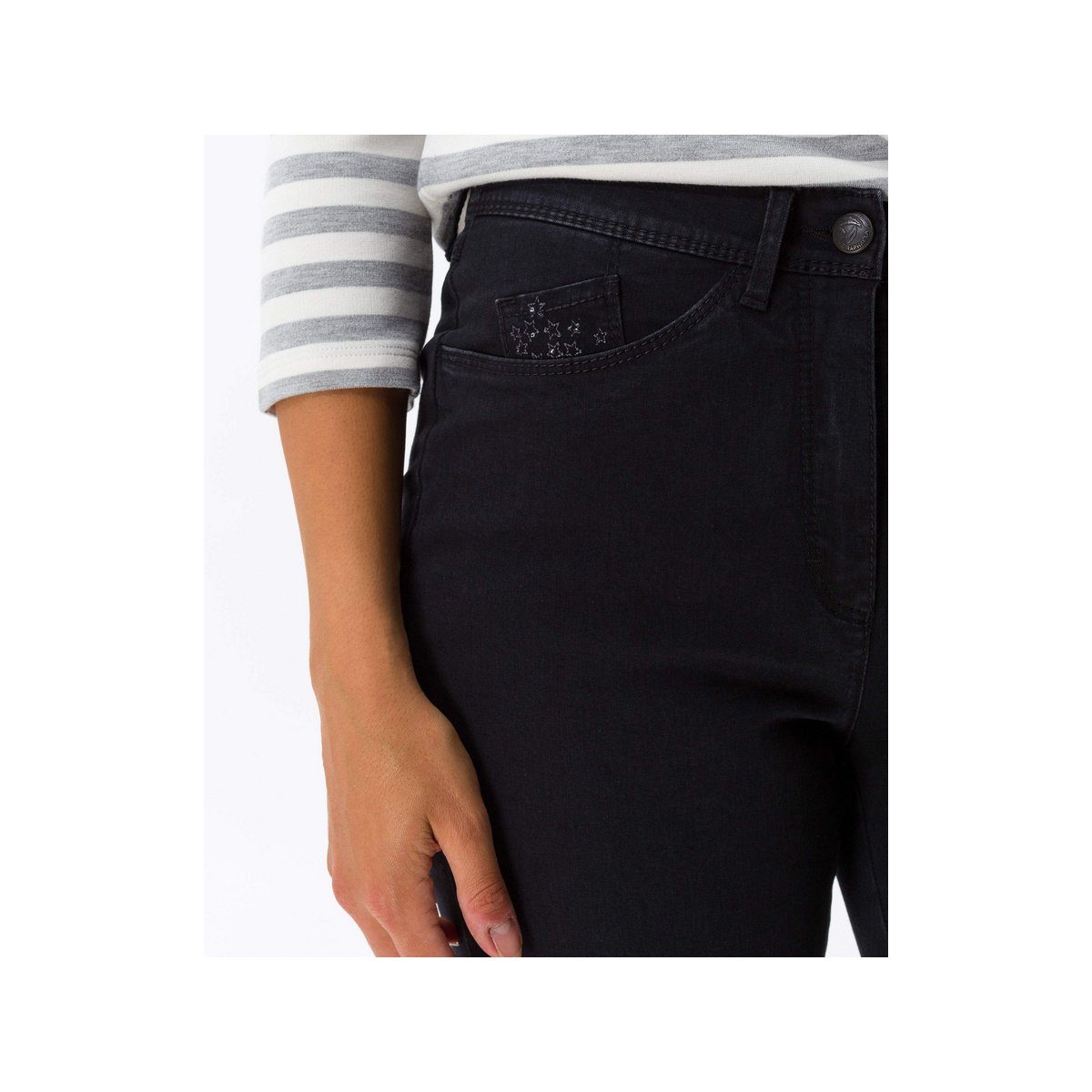 Slim-fit-Jeans Brax regular (1-tlg) schwarz