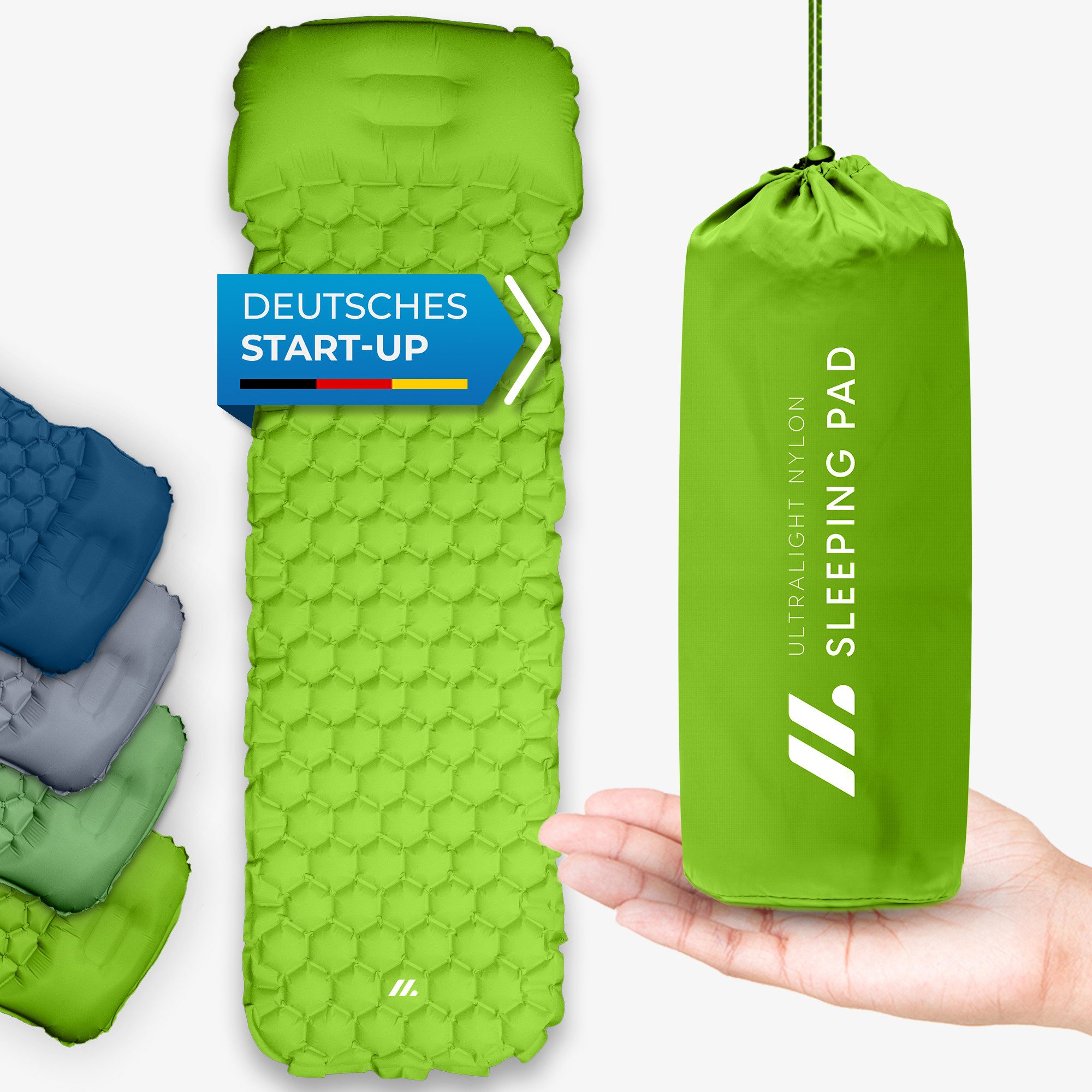 Nordmut Isomatte Isomatte mit Kissen – 6*58*192, Ultraleicht