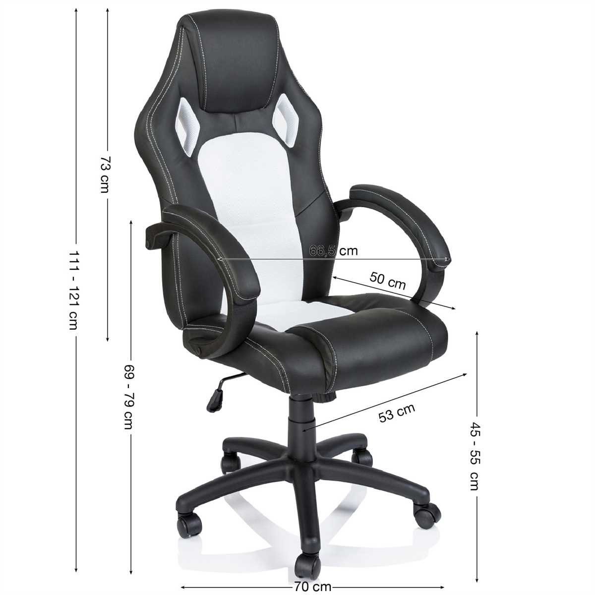 TRESKO Drehstuhl Racing Chefsessel Bürostuhl, Schreibtischstuhl, günstig online kaufen