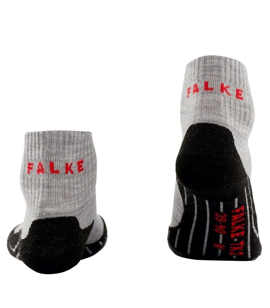 FALKE Wandersocken TK2 Explore Short (für leichtes Gelände) hellgrau Damen günstig online kaufen