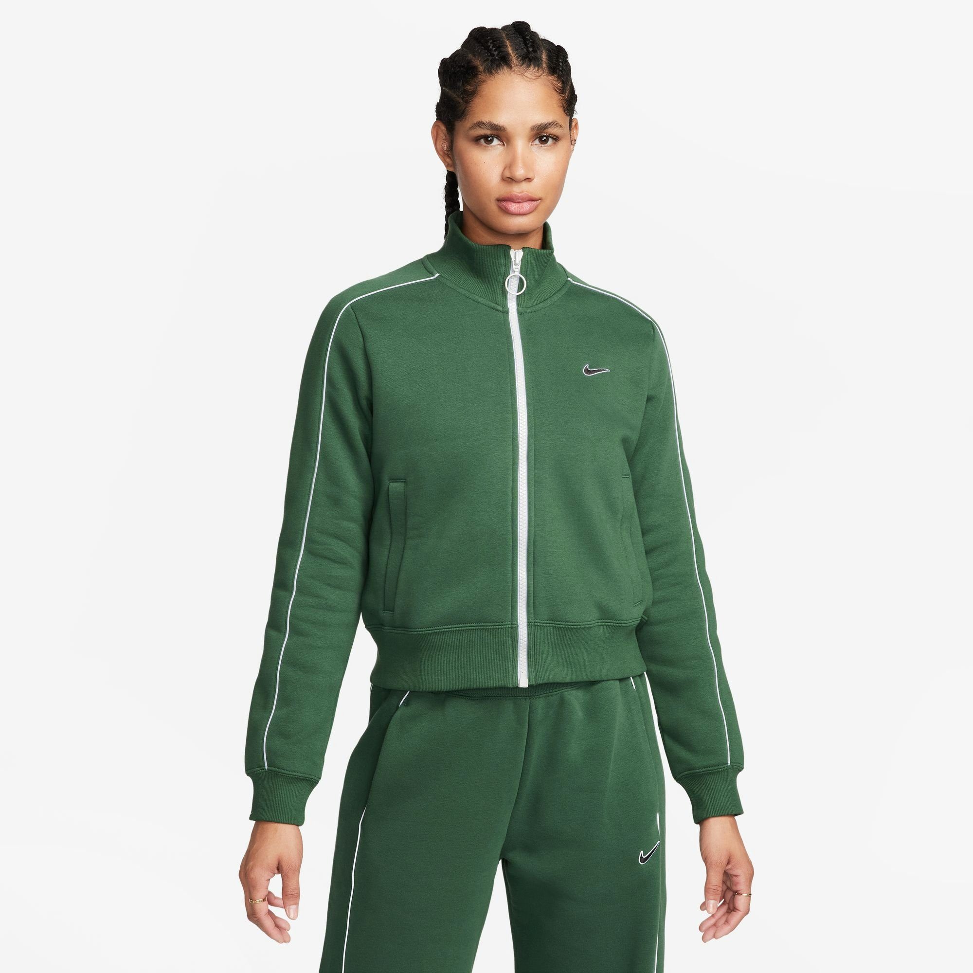 W Nike FIR/FIR/WHITE SW Sportswear TT NSW FLC Sweatjacke