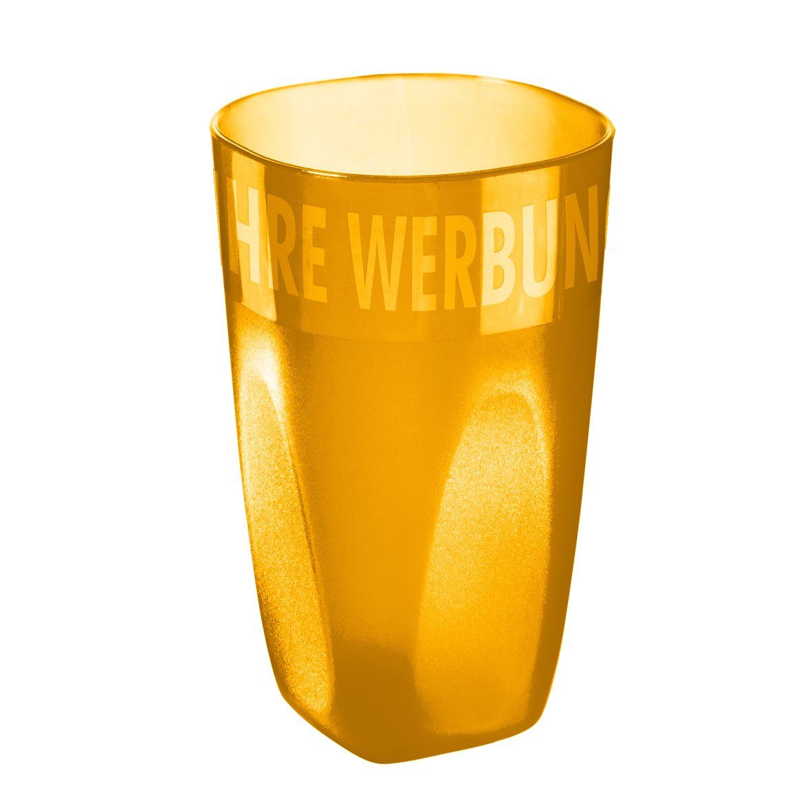 mehrweg.pro Mehrwegbecher Trinkbecher "Maxi Cup" 0,4 l, Kunststoff, (Sparset, 15-tlg., 15) trend-orange PP