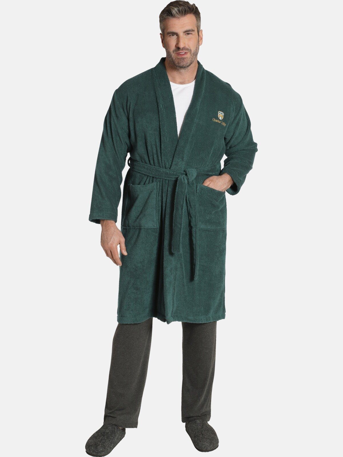 Charles Colby Bademantel LORD CURET, Langform, Baumwolle, -, aus angenehm w günstig online kaufen