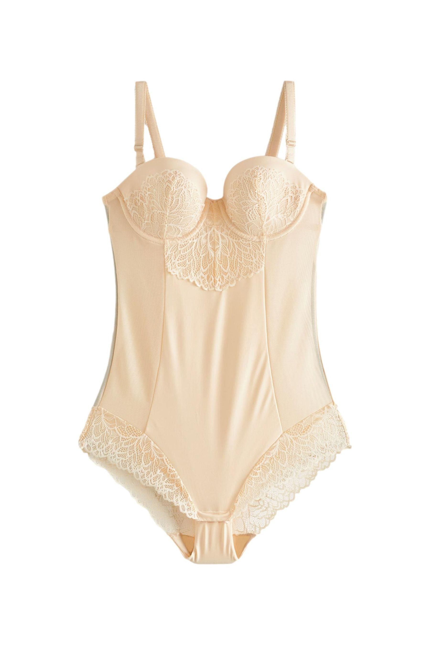 Miederbody Figurformender Body mit Spitze und Körbchen