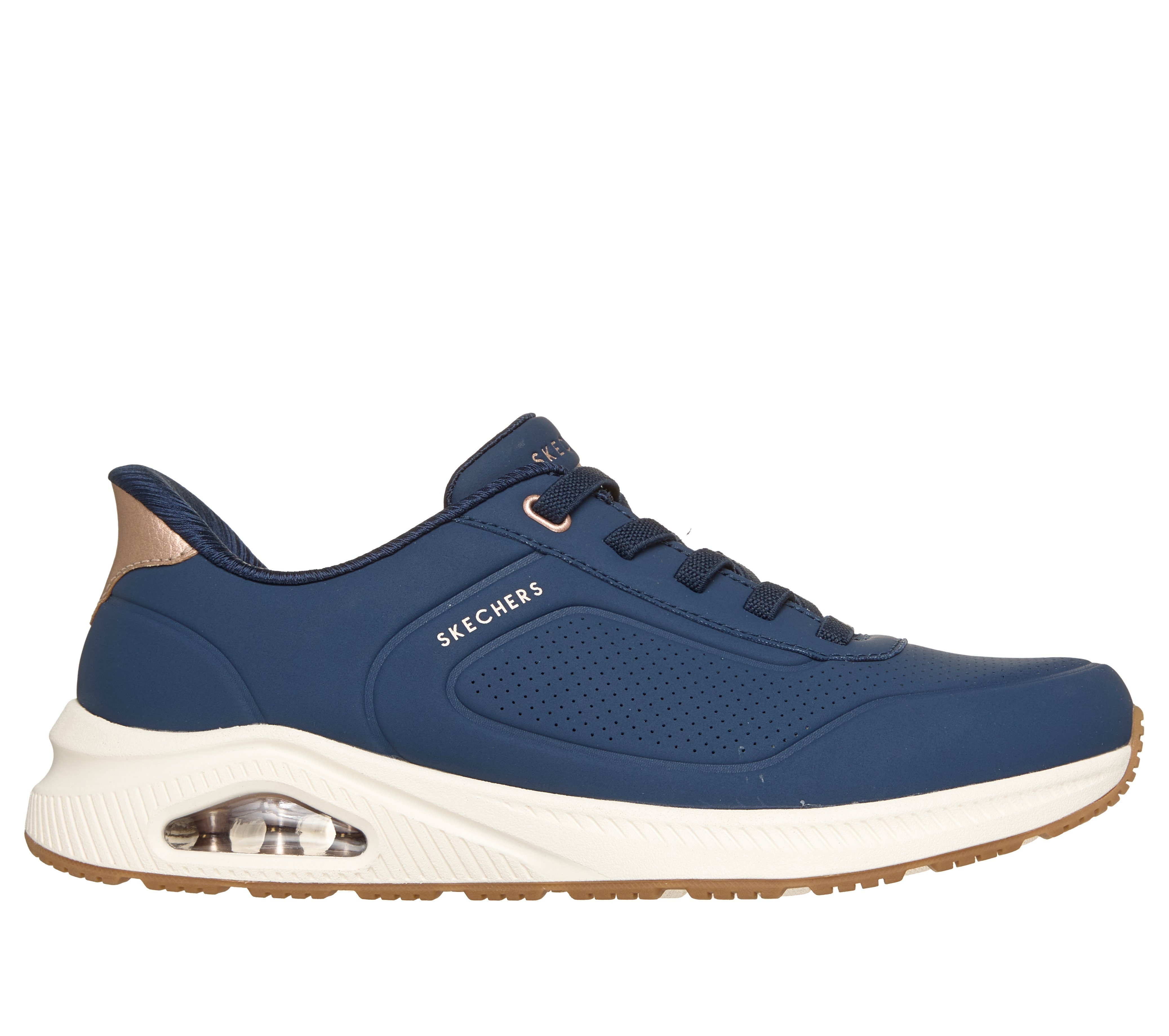 Skechers ARCH FIT UNO Slip-On Sneaker Schlupfschuh, Halbschuh, Freizeitschuh mit Slip ins – Bild 4 von 5