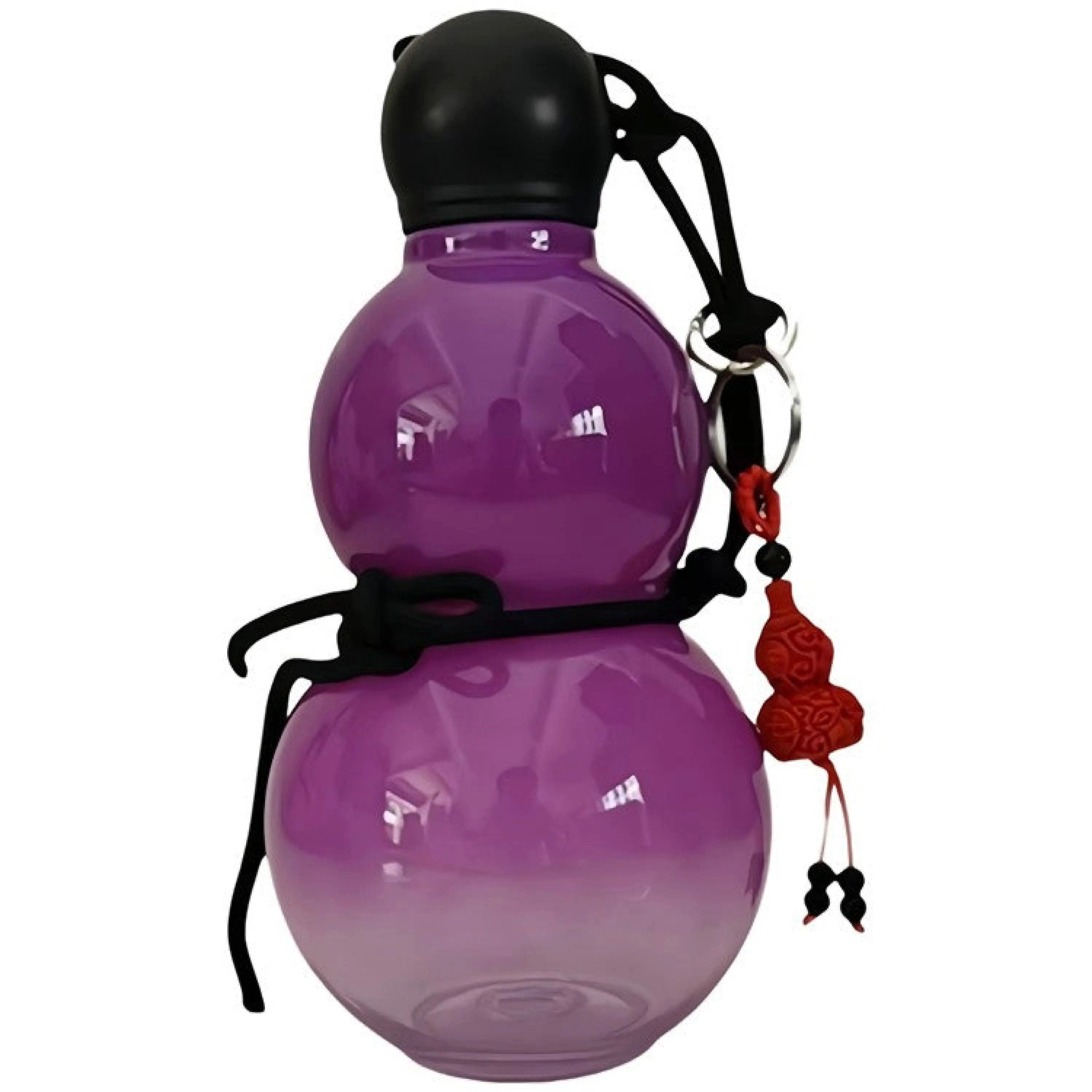 Trinkflasche Retro Wasserflasche 800 ml, BPA-freie, tragbare Flasche mit Anhänger