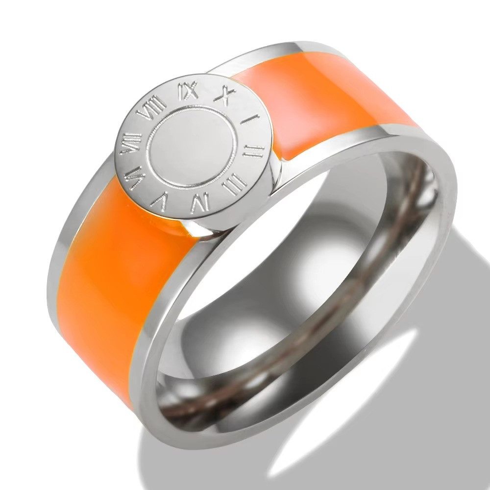 ROUGEMONT Fingerring Extravaganter emaillierter Damen Ring Wasserfest und hypoallergen, Hypoallergen und Wasserfest