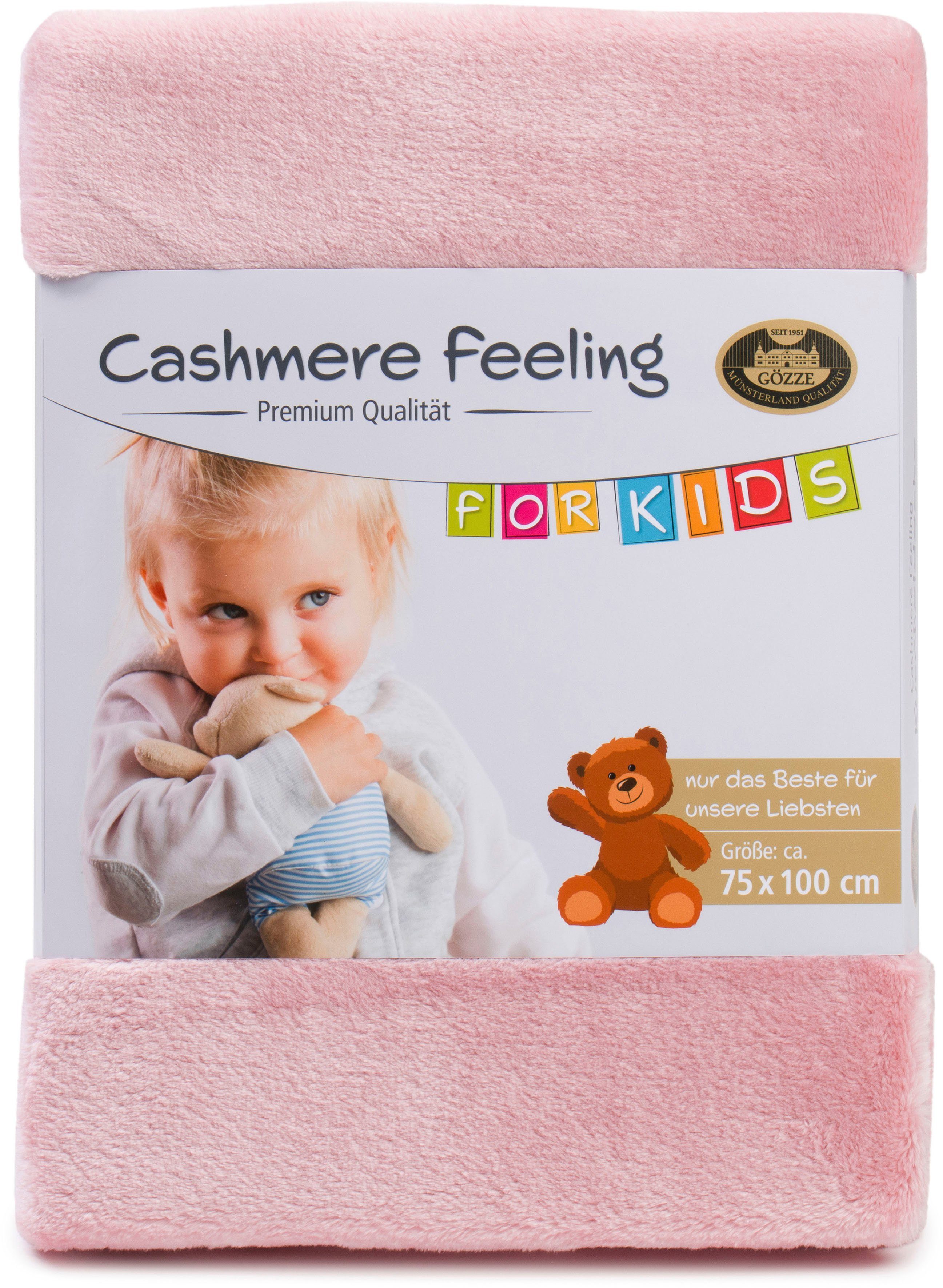 Kinderdecke Premium Cashmerefeeling, Gözze, kuschelig warm