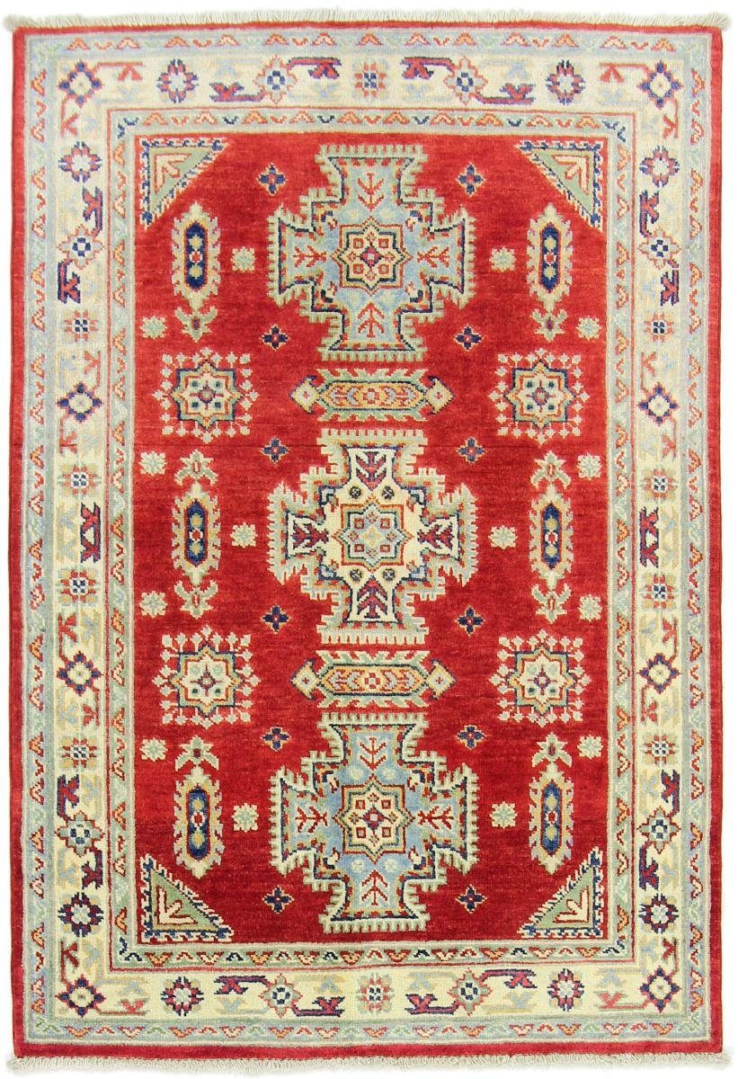 Orientteppich Kazak 97x147 Handgeknüpfter Orientteppich, Nain Trading, rechteckig, Höhe: 5 mm