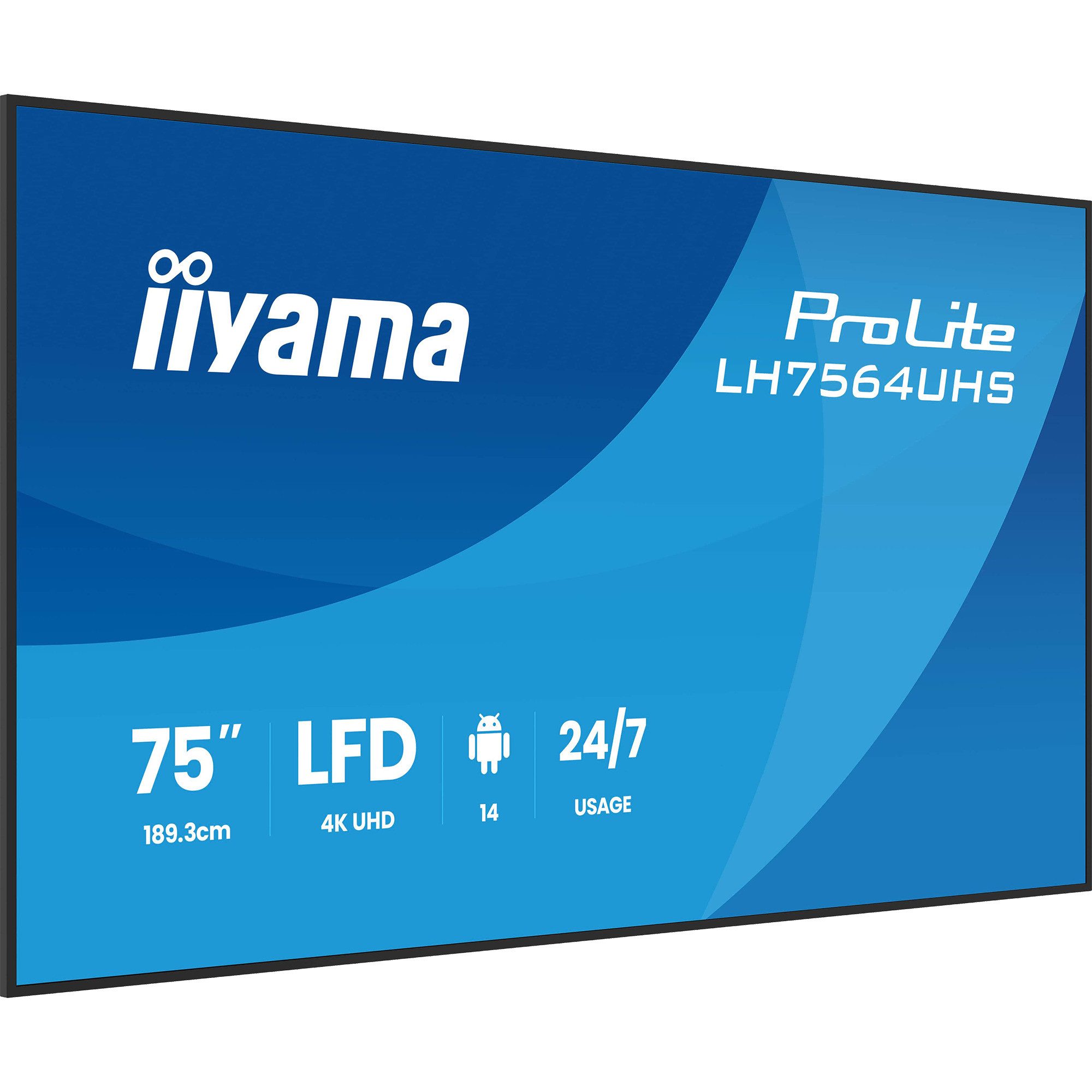 Iiyama iiyama ProLite LH7564UHS-B1AG, Public Display, TFT-Monitor (3840 x 2160 px)