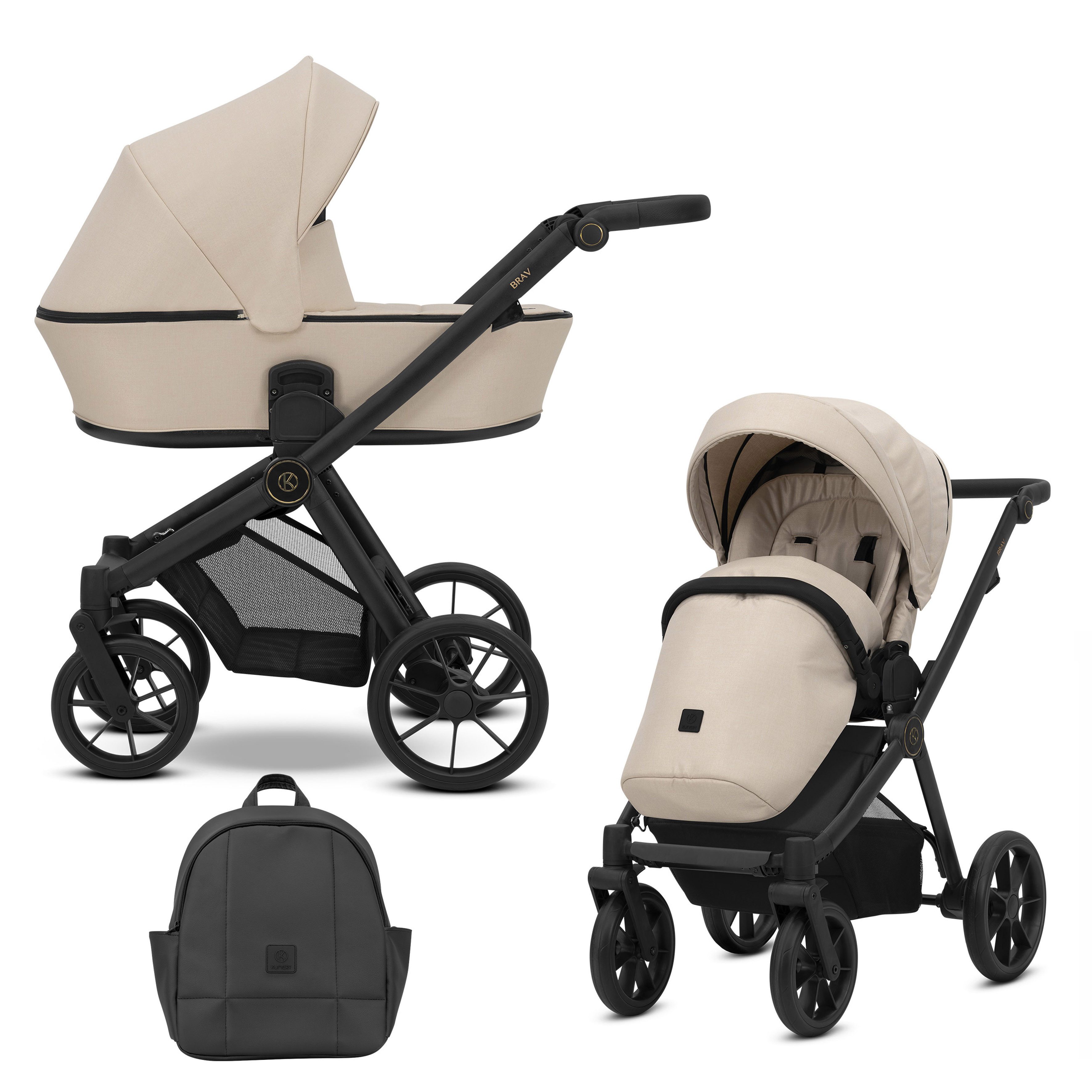 Kombi-Kinderwagen Zipy 2 in 1 inkl. Sportsitz und umfangreichen Zubehör in 6 Farben