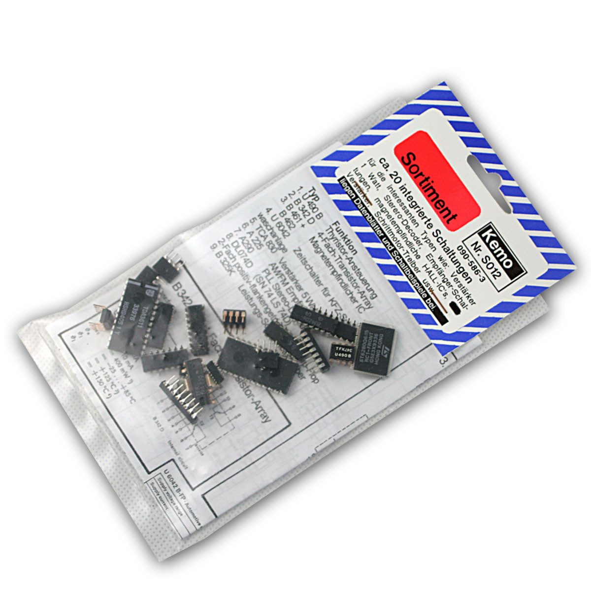 Kemo Modellbausatz Sortiment ICs / integrierte Schaltungen ca. 20 Stk