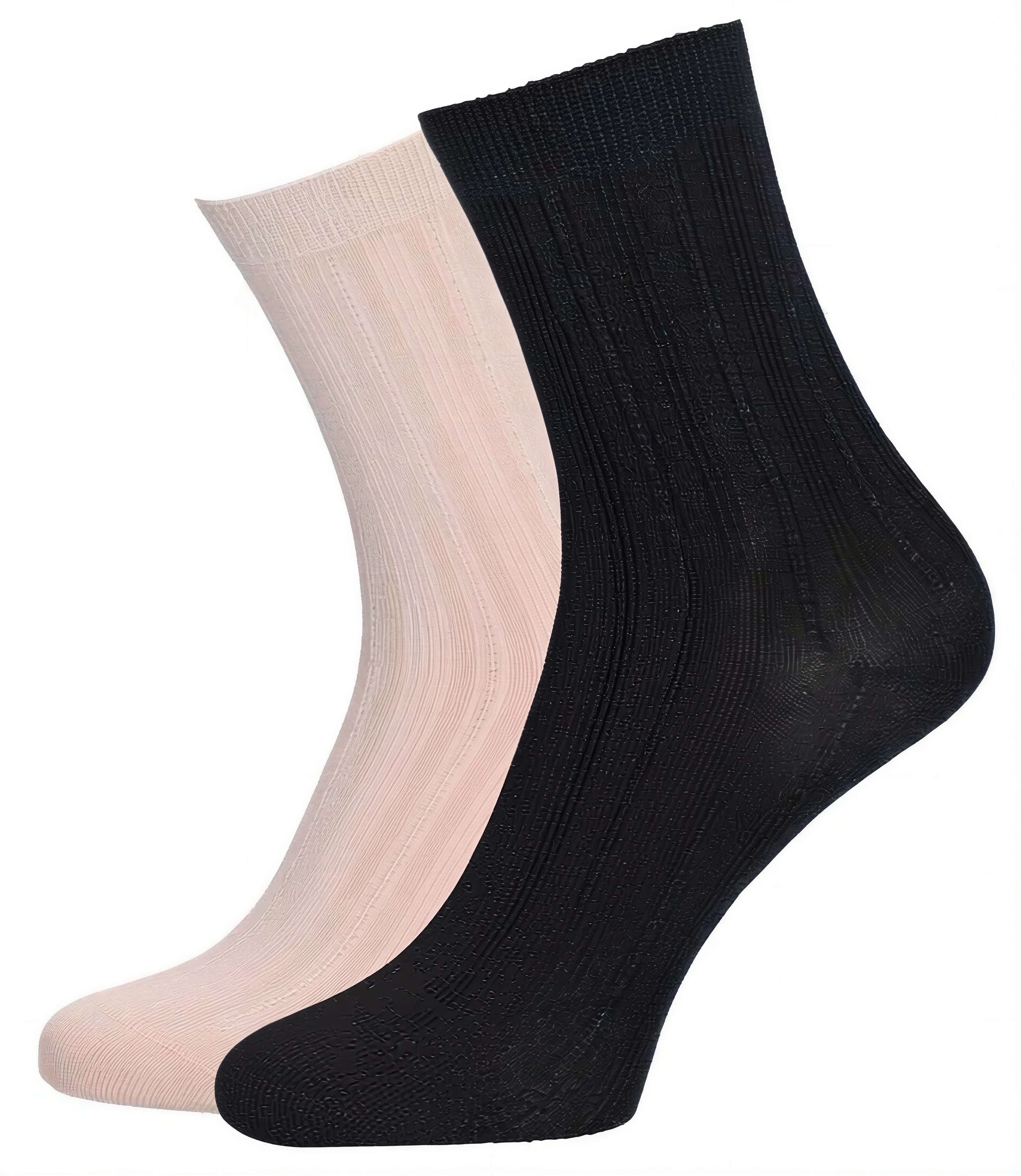 Tamaris Basicsocken Damen Glitter Rip (Set, 2-Paar, 2 Paare) elegant