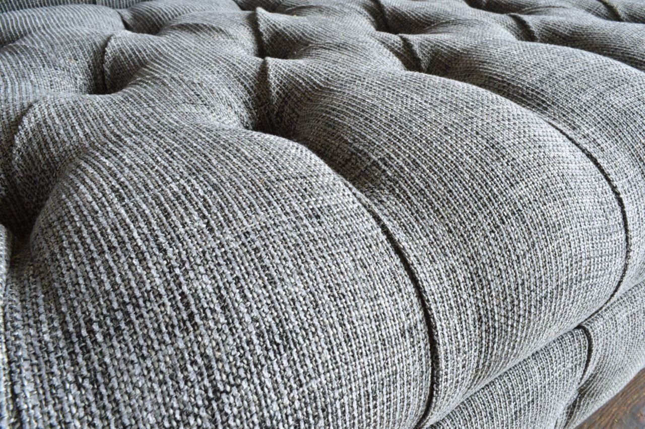 Garnitur JVmoebel Sofa Textil Polster Made Couch Design Chesterfield #192, Europe Luxus Sitz 3-Sitzer in