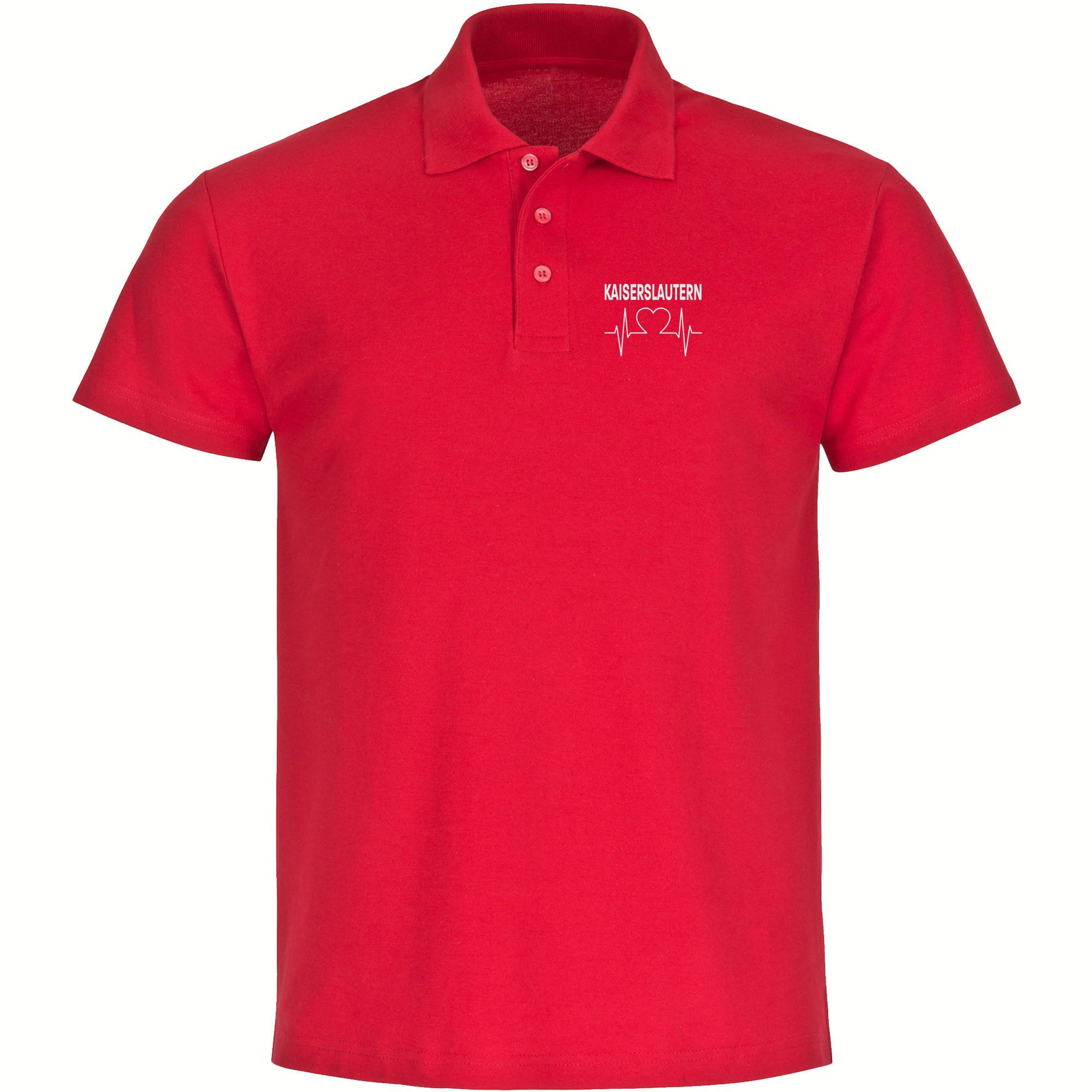 multifanshop Poloshirt Kaiserslautern - Herzschlag - Polo
