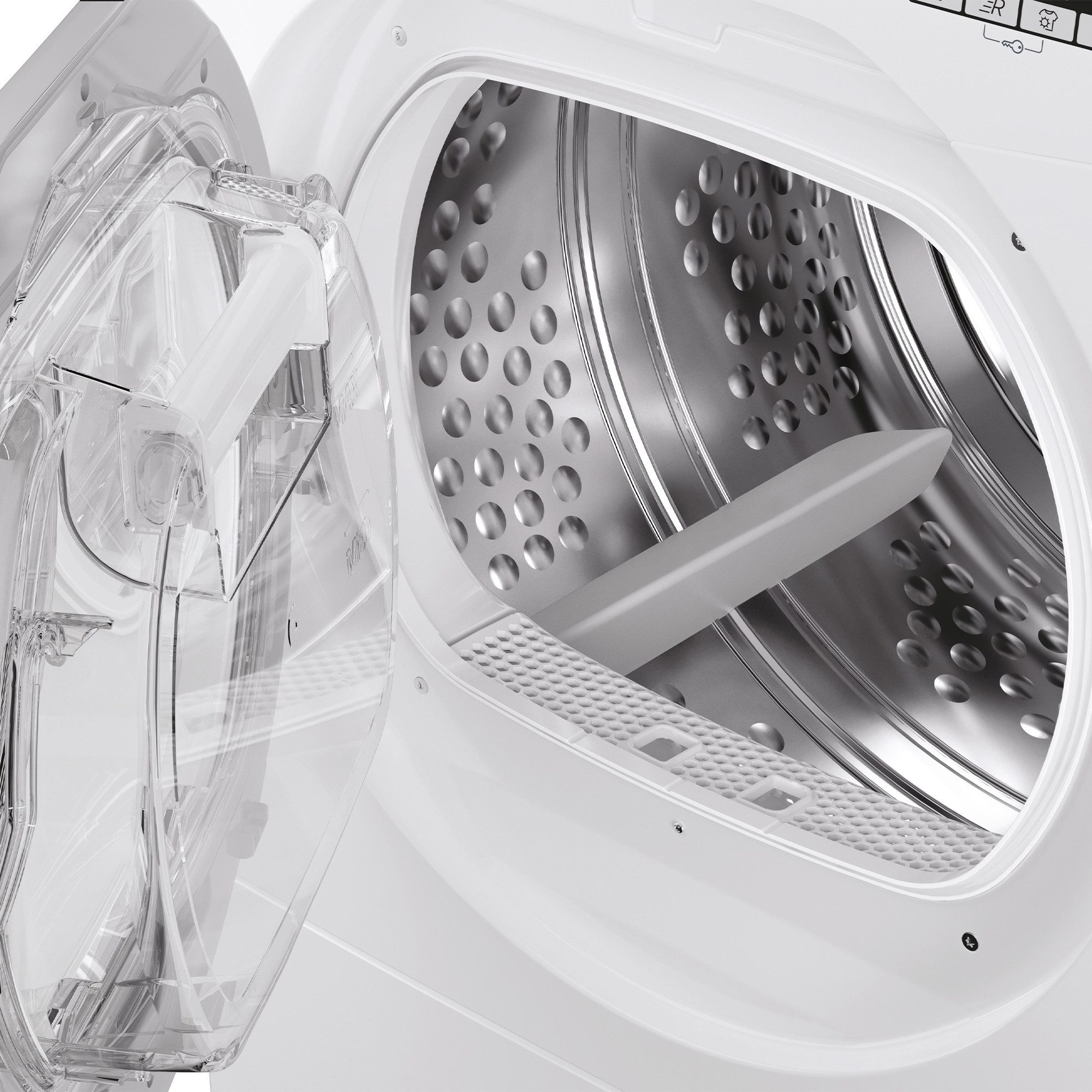 Hoover Wärmepumpentrockner HLE H10A2DE-S, AquaVision-System – Bild 5 von 5
