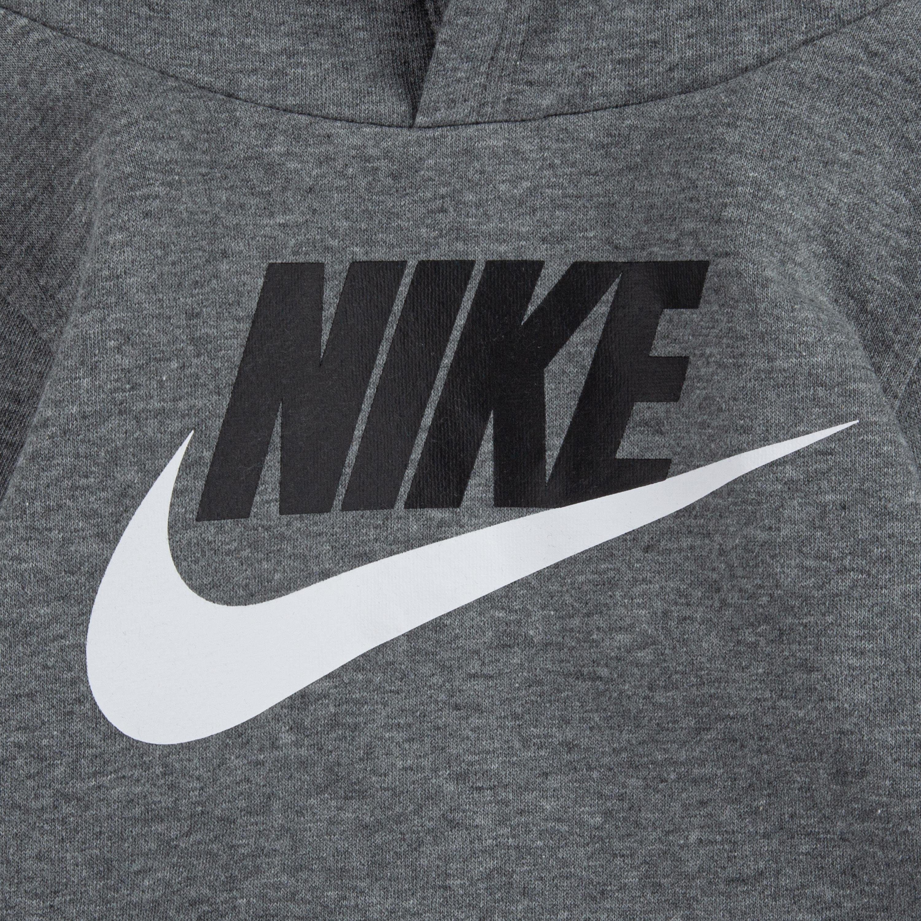 & FLEECE 2PC Nike PO HOODIE Jogginganzug JOGGER (Set, 2-tlg) Sportswear SET grau-meliert