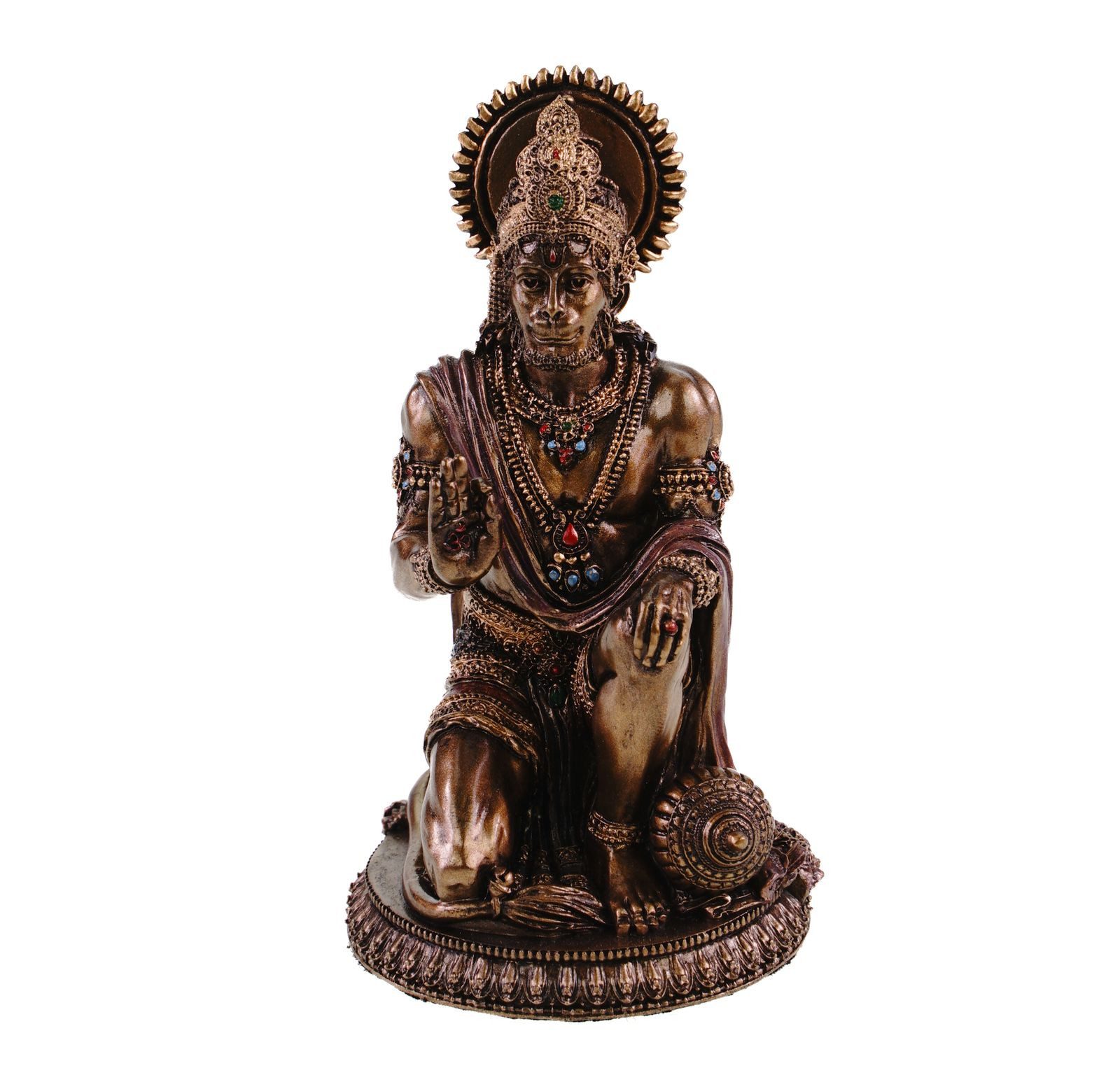Dekofigur Ganesha Figur Miniatur Indischer Elefantengott Veronese 10 cm