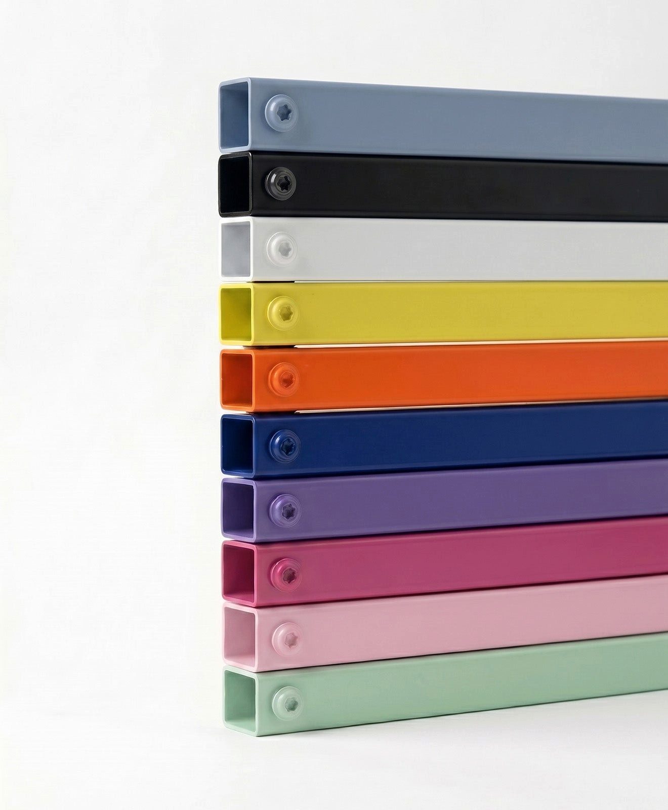 KAWENTSMANN Schrauben-Set Farbige Schrauben pulverbeschichtet in RAL-Tönen 5x40 / 25mm, (100 St)