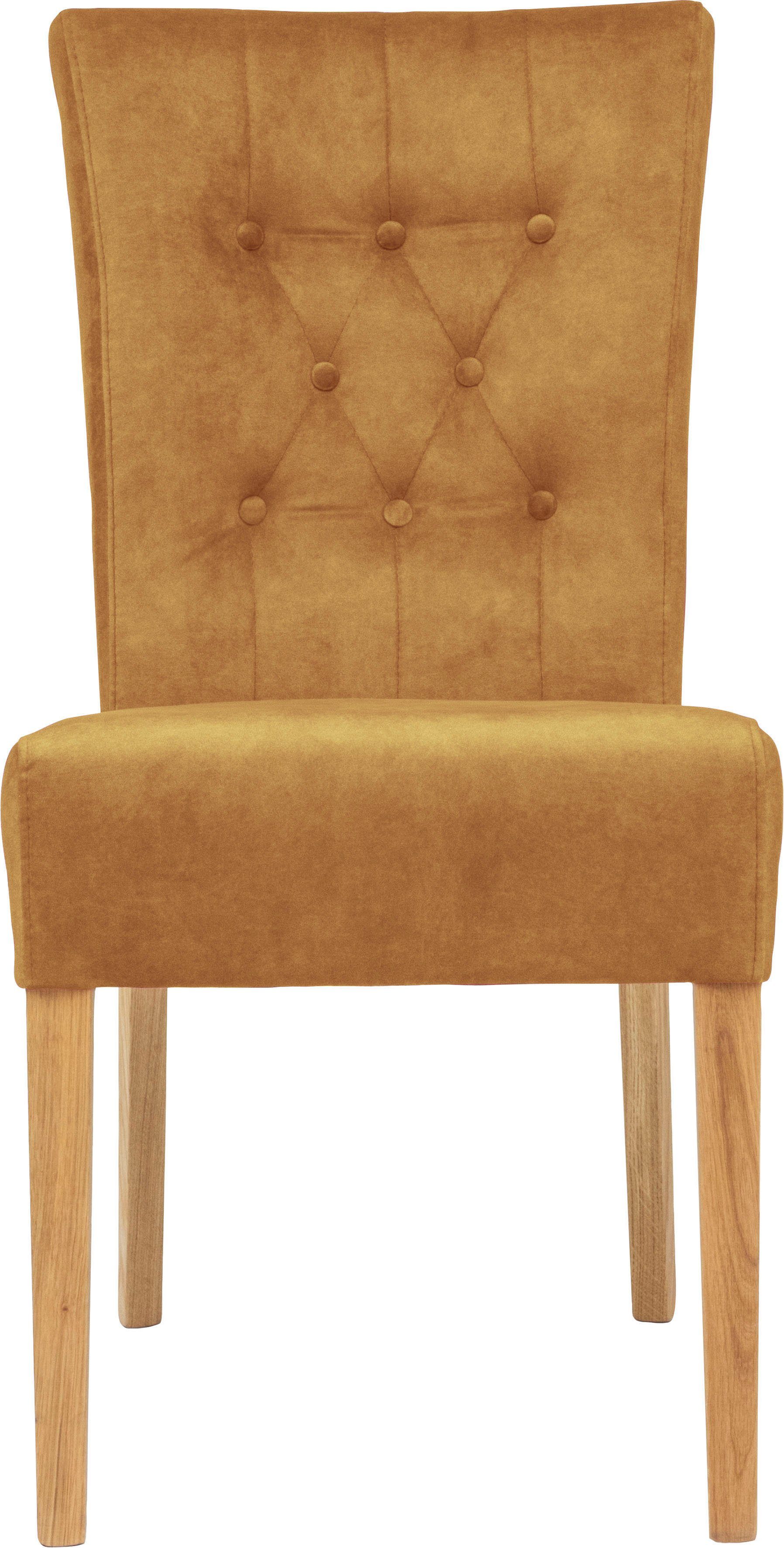 Home affaire Polsterstuhl Queen (Set, 2 St), Esszimmerstuhl mit Knopfheftung, 2er, 4er oder 6er-Set