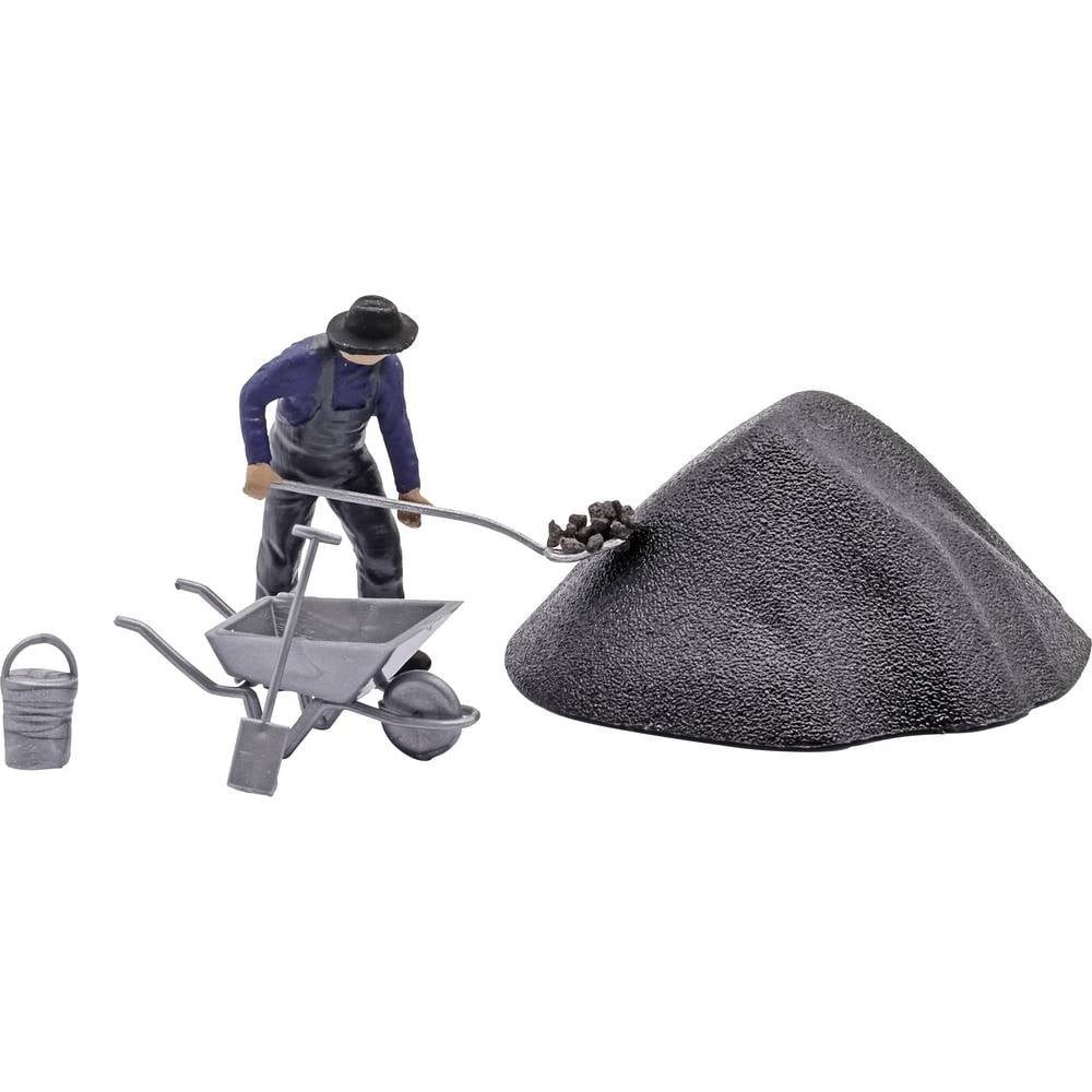 Busch Modelleisenbahn-Figur H0 Action Set: Köhler bei der Arbeit 79940