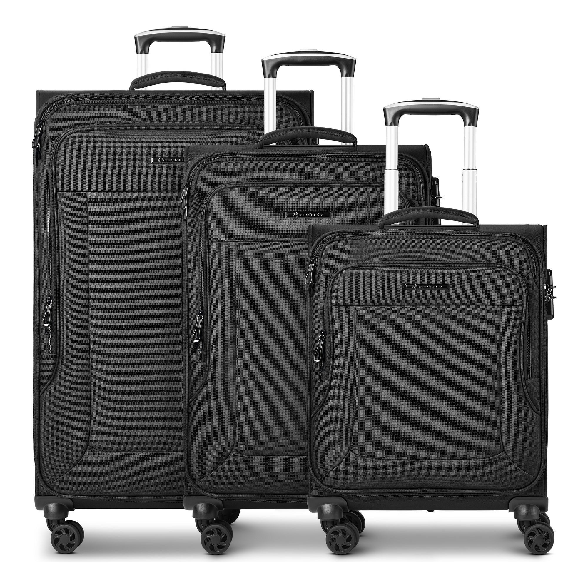 Franky Trolleyset Melbourne 3.0, 4 Rollen, (3-teilig, 3 tlg), Polyester