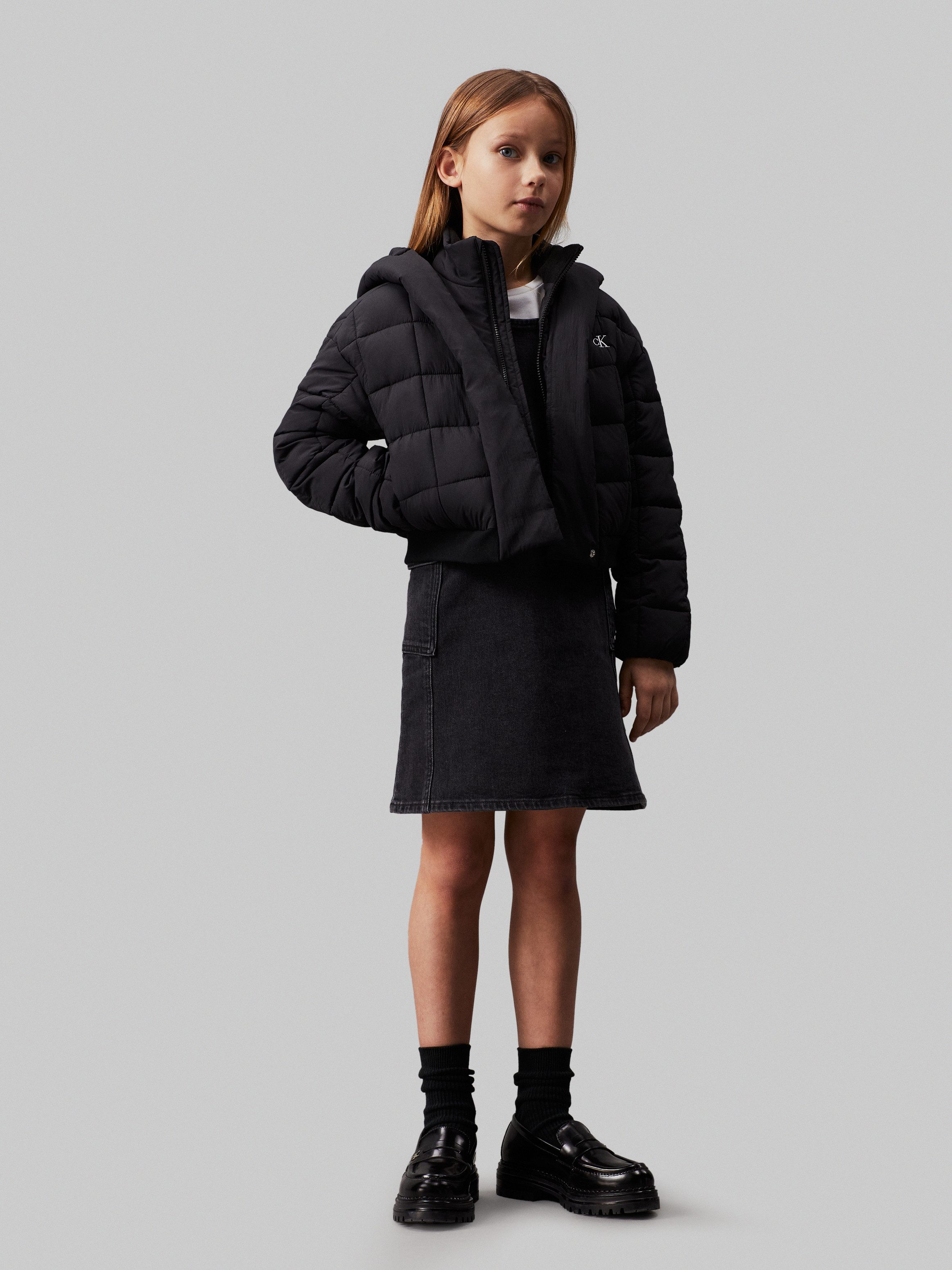 Calvin Klein Jeans Outdoorjacke ARCHIVE GRID PUFFER JACKET für Kinder bis 16 Jahre