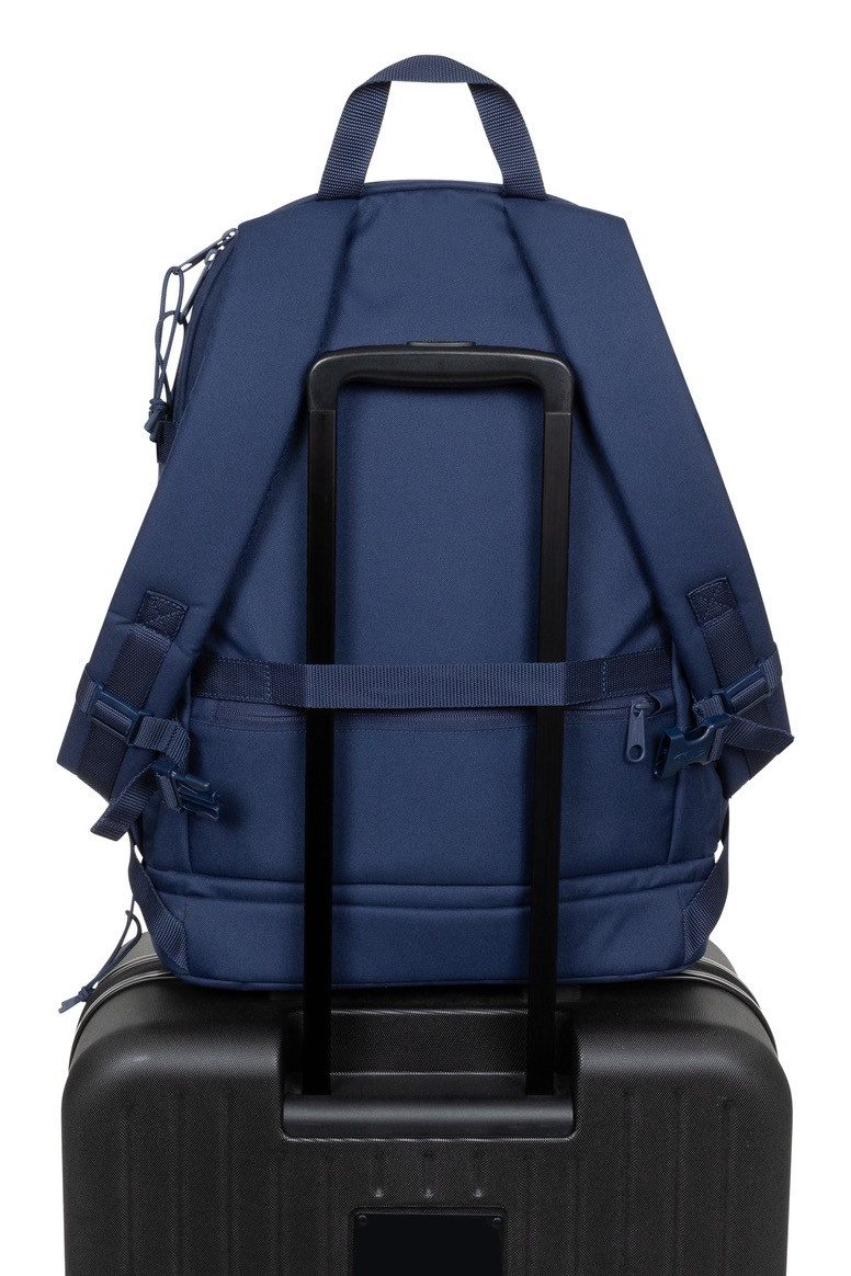 Eastpak Freizeitrucksack EVERYDAY PAK'R Monotone Navy, Unisex Travelrucksack, Reiserucksack mit zusätzlichem RV-Bodenfach