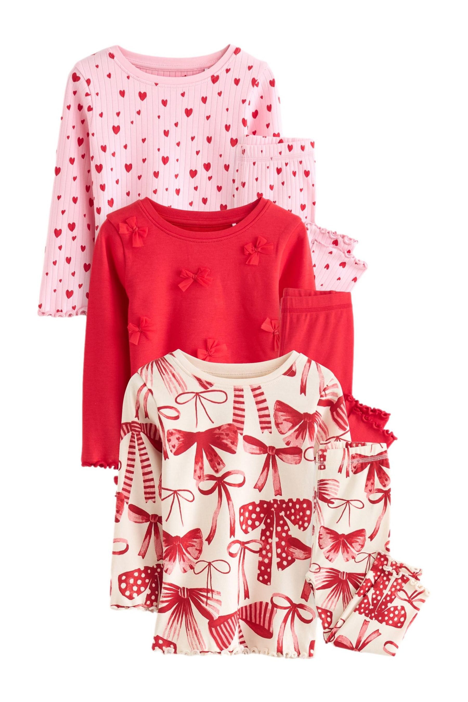 Pyjama Snuggle Schlafanzug aus Baumwolle im 3er-Pack