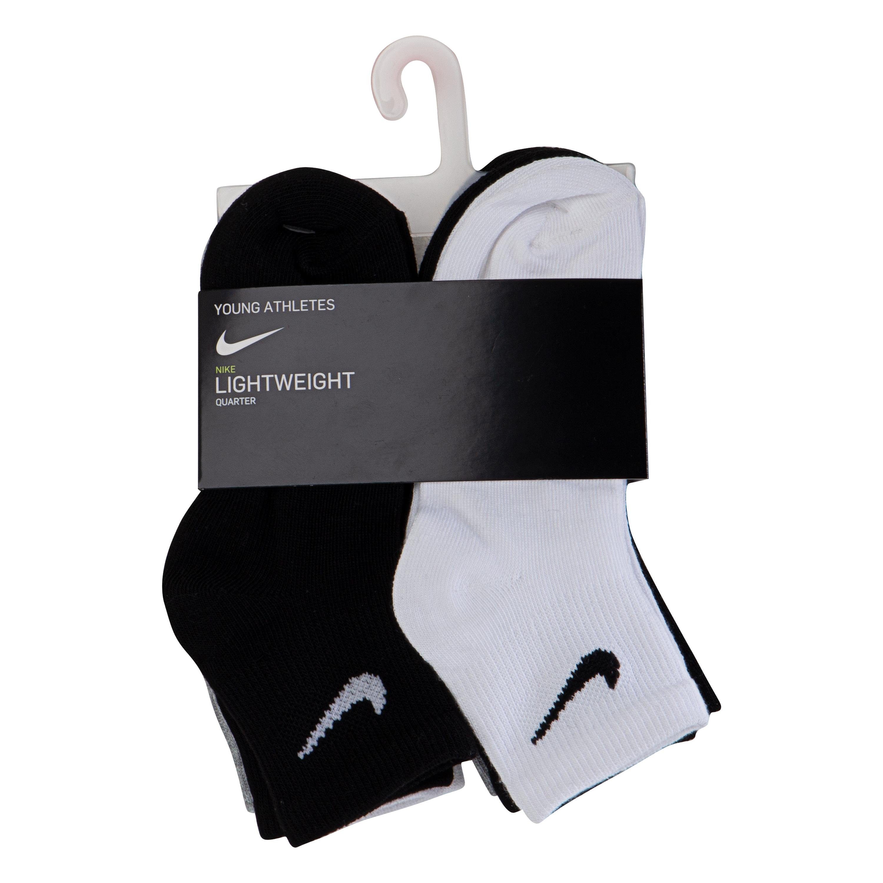 Nike Sportswear Sportsocken NHN NIKE BASIC PACK QUARTER (Packung, 6-Paar) für Kinder (4-5 Jahre)