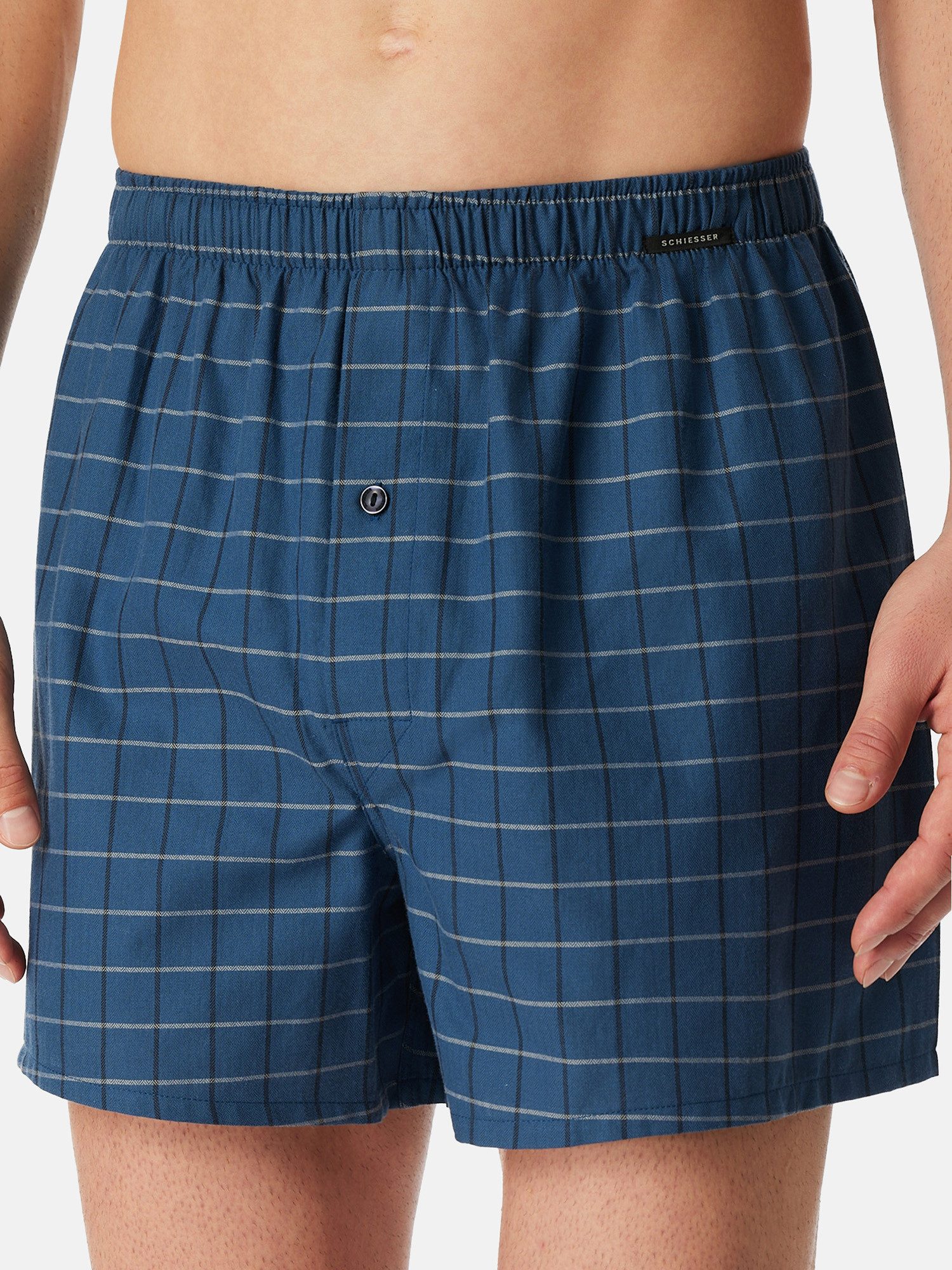 Schiesser Boxer Web (2-St) unterhose unterwäsche boxershort – Bild 4 von 4