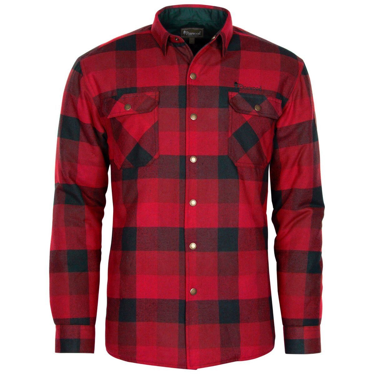 Pinewood Outdoorbluse Canada Classic 2.0 Shirt Klassisches, wärmendes Herrenhemd im Holzfäller-Look, ideal für