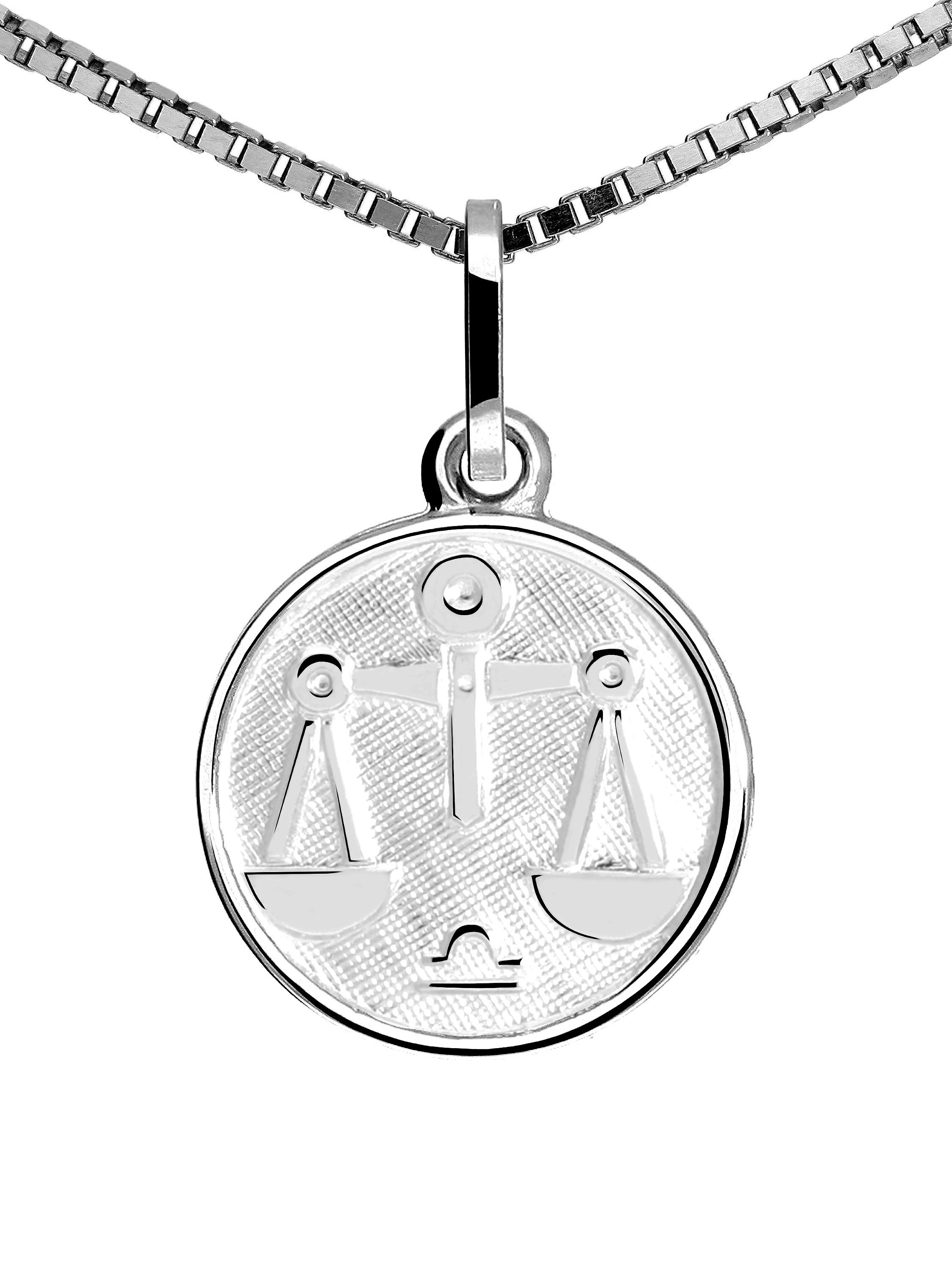 My Gold Sternzeichenanhänger Damen & Kinder WAAGE Silber 925 (Set, 1-tlg., inkl. Schmuckbox), Geschenke – Bild 4 von 5