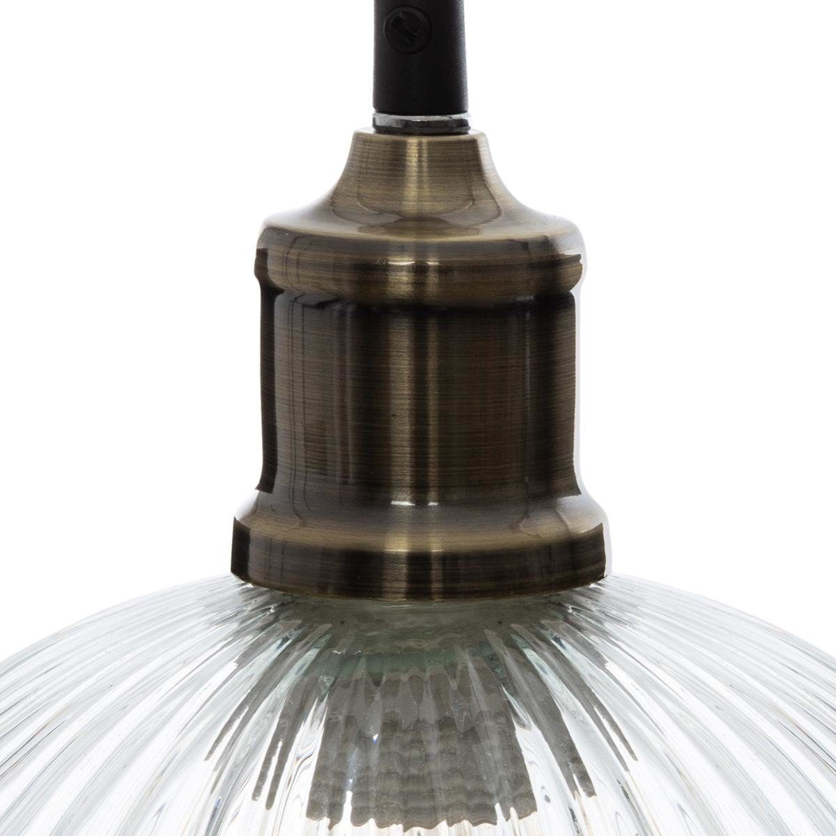 Atmosphera Créateur d'intérieur Pendelleuchte Hängeleuchte aus Glas LAYE, Pendelleuchte, Ø 20 cm, Atmosphera, Leuchte mit Dekofunktion, ohne Leuchtmittel – Bild 4 von 4