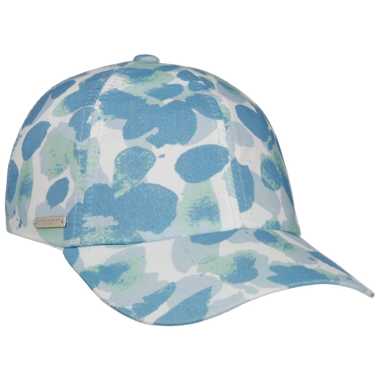 hellblau Cap (1-St) Schirm Seeberger mit Baseball Basecap