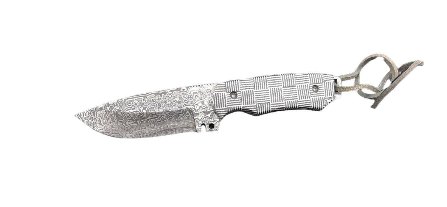 Taschenmesser Croco mit Micartar St) Griff, (1 Linder Damascus