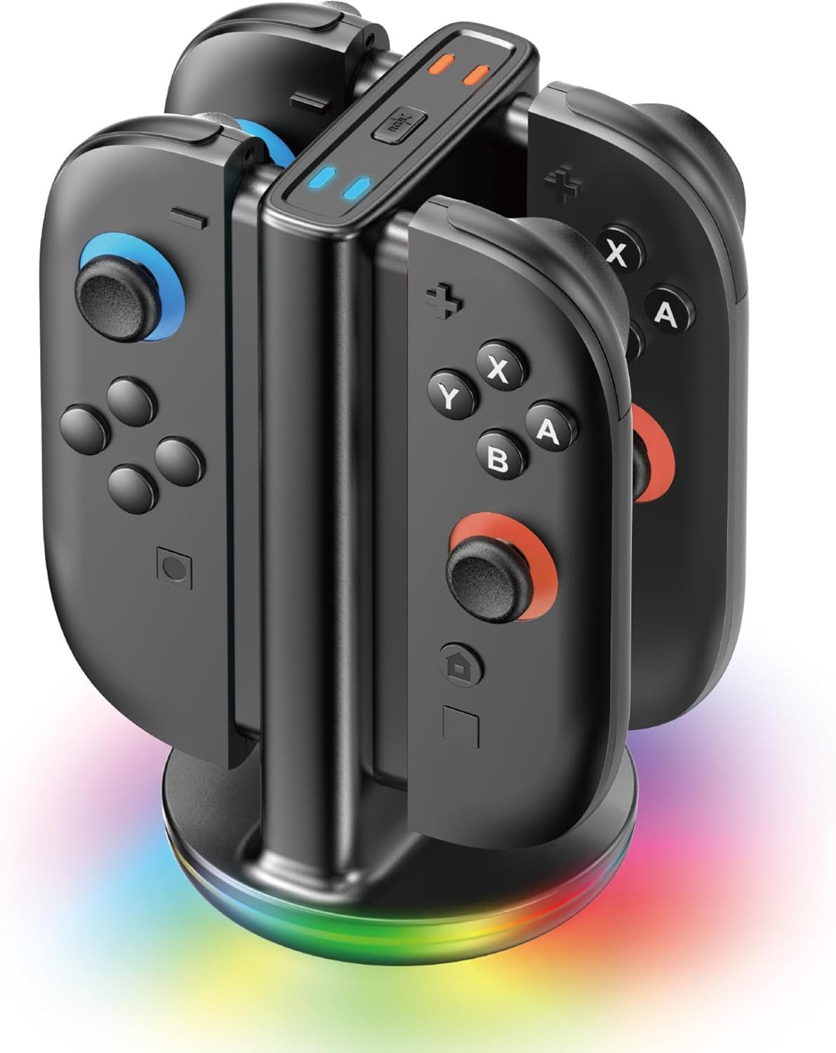 Ladestation für Switch 2 Gamepad mit 4-Steckplatz-Schnellladung Controller-Ladestation