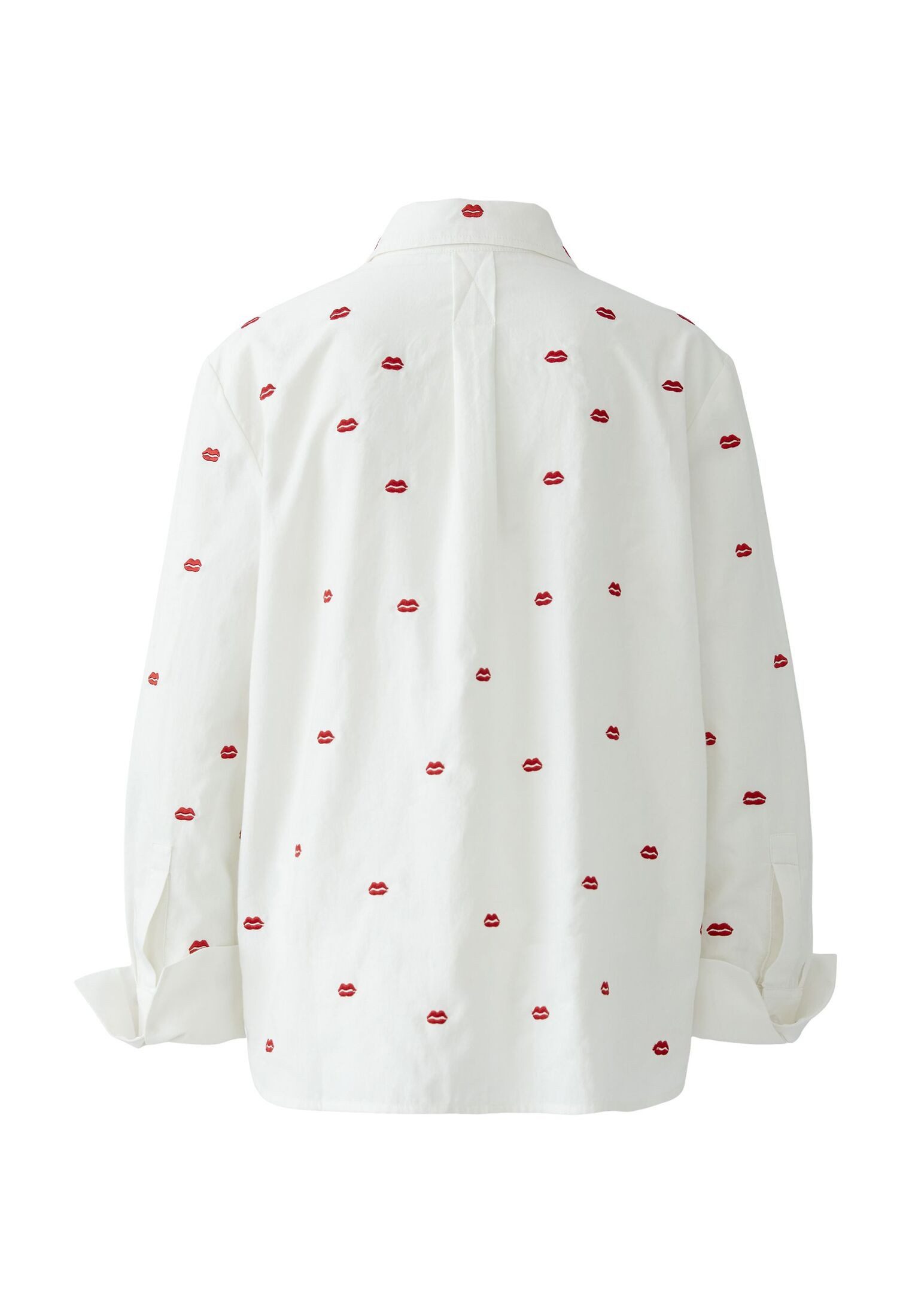 Oui Langarmbluse Bluse