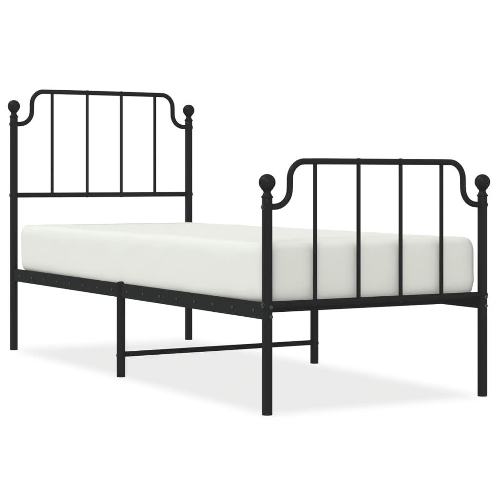 vidaXL Bett Bettgestell mit Kopf- und günstig online kaufen