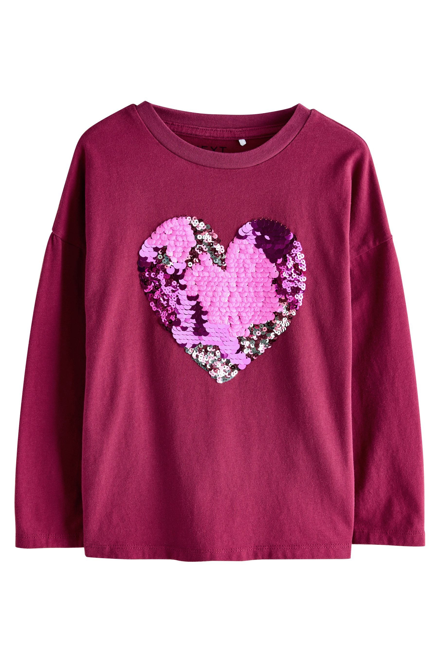 Paillettenshirt Pailletten-Shirt