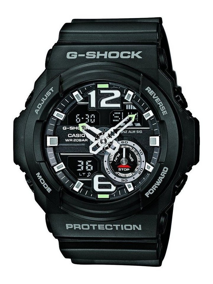 Chronograph, G-Shock, mit und Tages- Beleuchtung Chronograph Datumsanzeige, CASIO