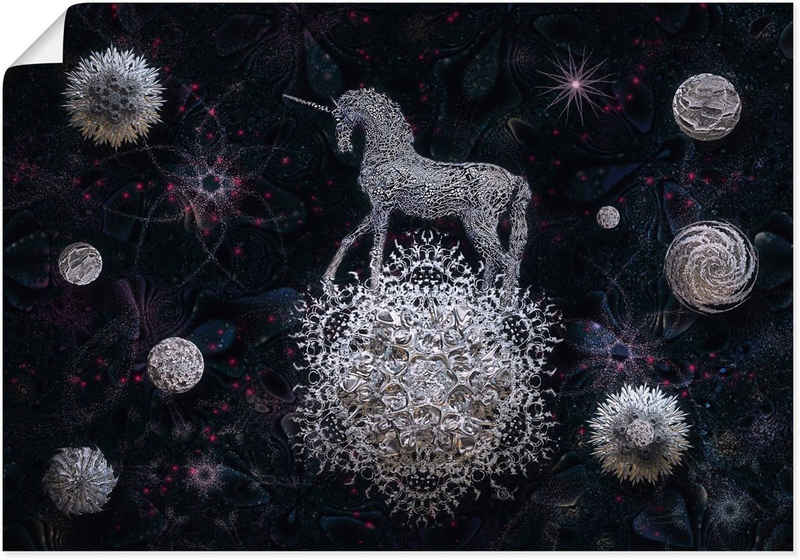 Artland Wandbild Sternenritt, Animal Fantasy (1 St), als Alubild, Leinwandbild, Wandaufkleber oder Poster in versch. Größen