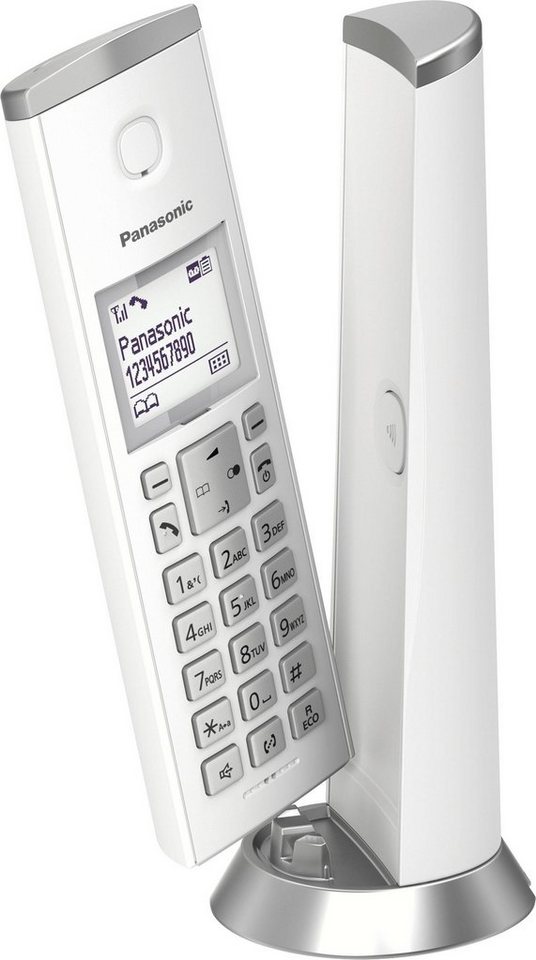 Panasonic KX-TGK220 Schnurloses DECT-Telefon (Mobilteile: 1, 4 Wege  Navigationstaste), Standby-/Gesprächszeit bis zu 200 / 18