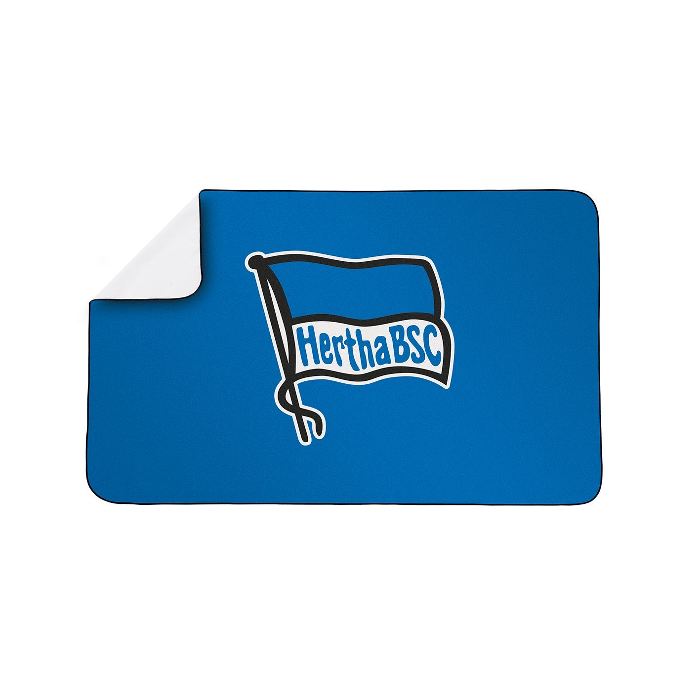 Hertha BSC Berlin Sporthandtuch Deluxe - 80x130 cm - blau