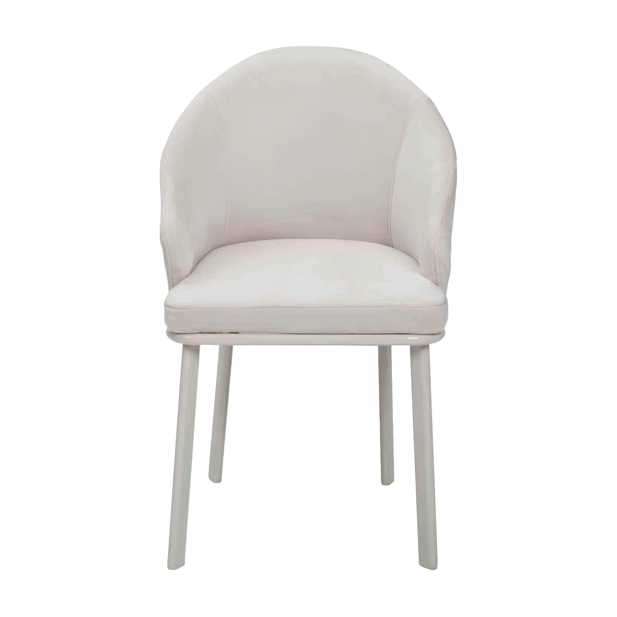 Xlmoebel Esszimmerstuhl Moderne Küchenstühle mit Textilbezug von Designer - Weißer (1 St), Hergestellt in Europa