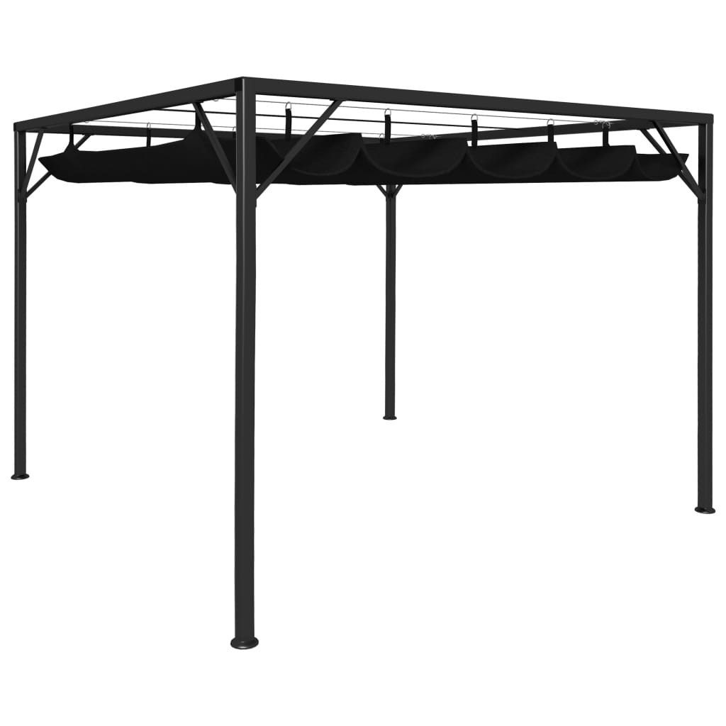 vidaXL Partyzelt Gartenpavillon mit ausziehbarem Dach günstig online kaufen