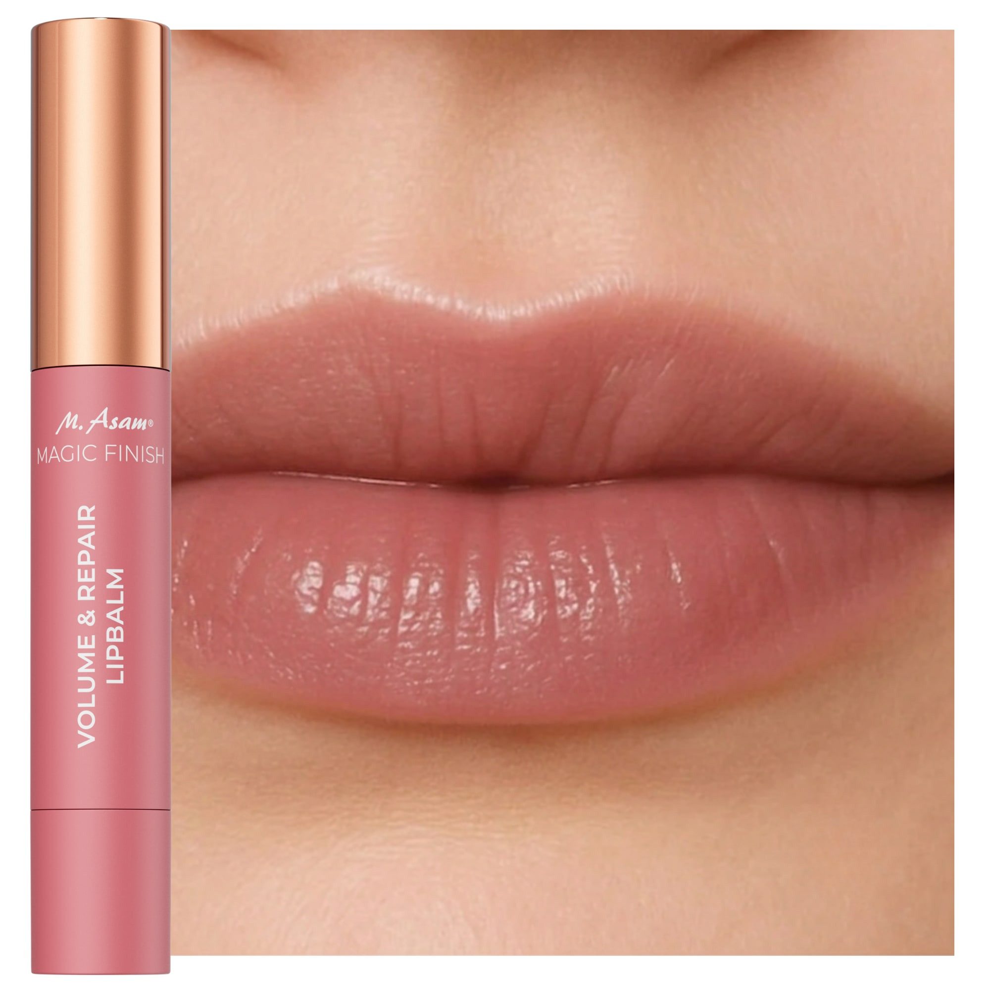asambeauty Lippenbalsam - Magic Finish Volume & Repair Lip Balm Romantic Rose